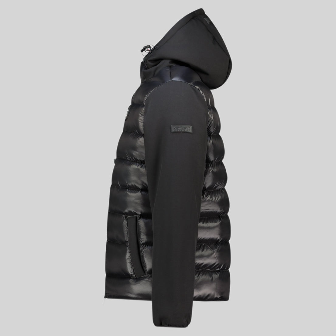 geographical-norway-aspendo-parka-herren-hybrid-kapuze-mit-kordelzug-schwarz-mar image 6