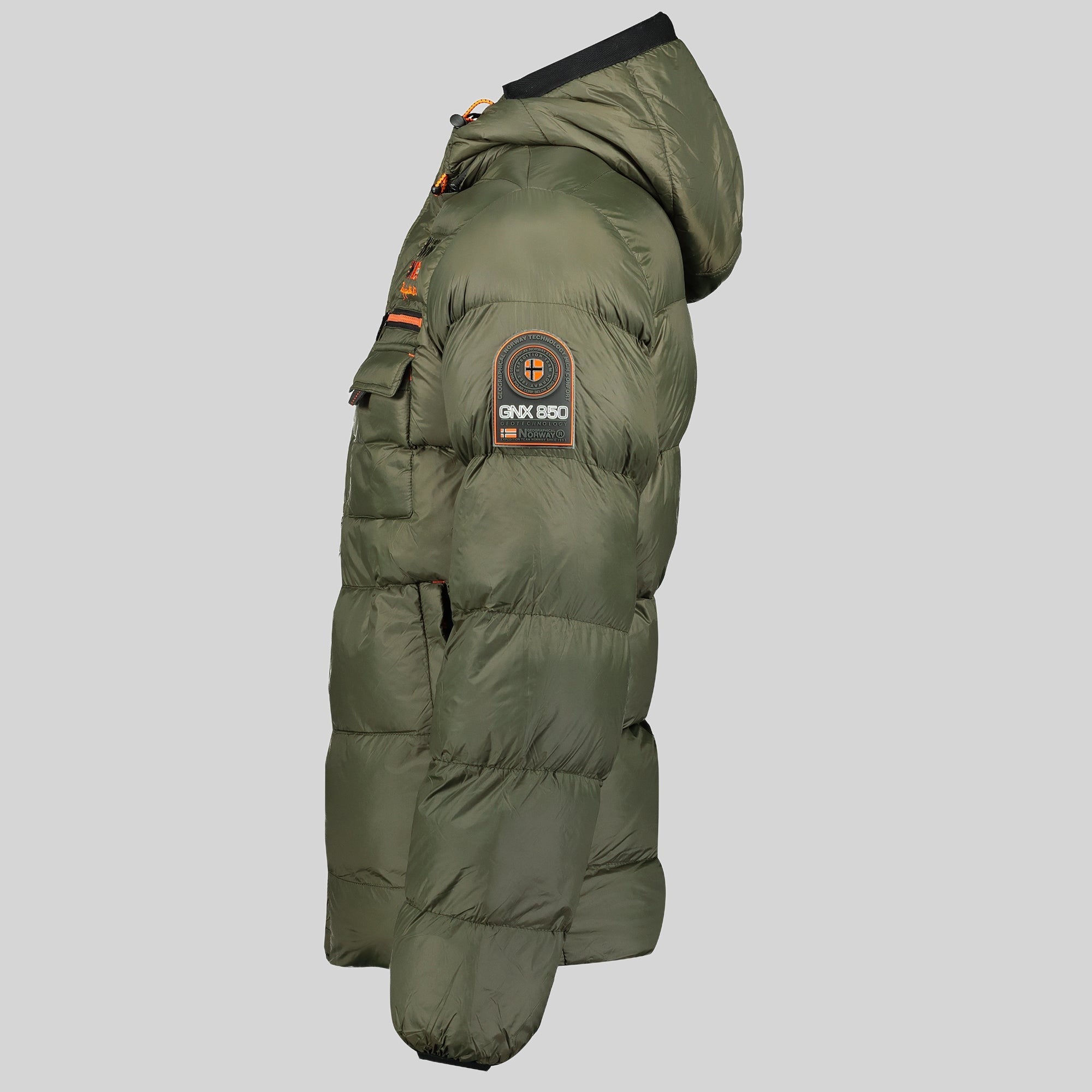 geographical-norway-citernier-herren-steppjacke-kaki-kapuze image 4