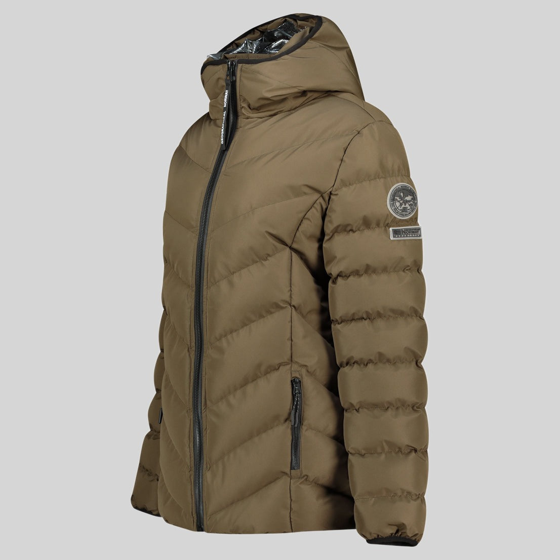 geographical-norway-brace-steppjacke-schwarz-damen-mit-kapuze image 5