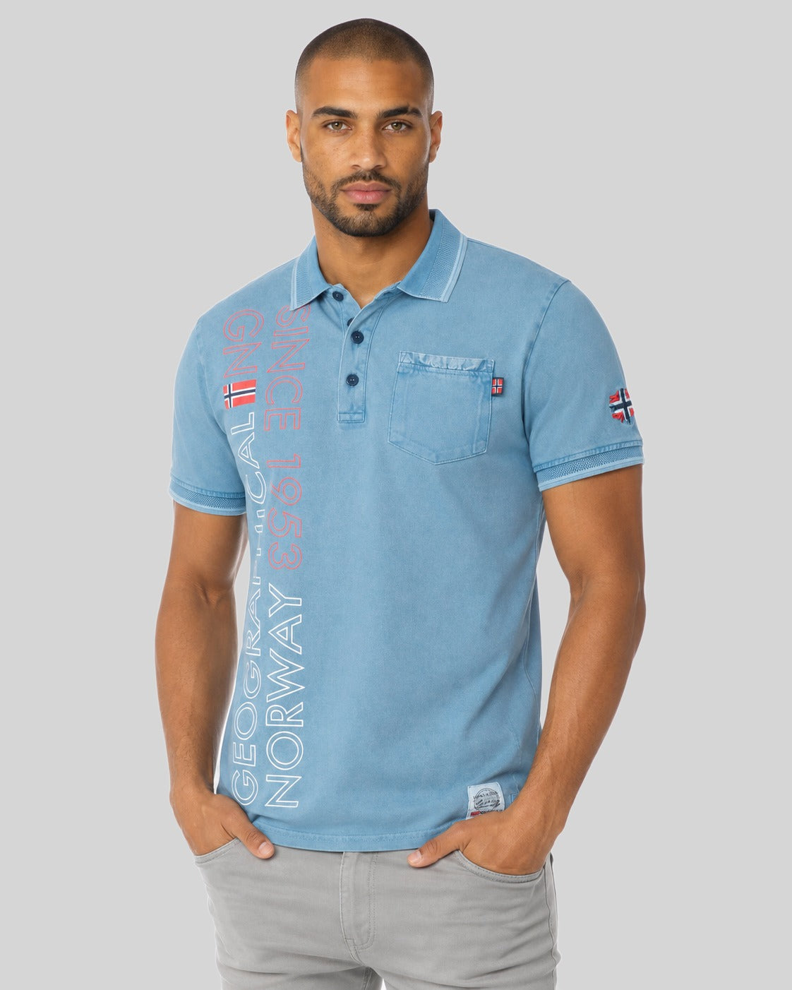 geographical-norway-konakri-herren-polo-baumwolle-kurzarm image 1