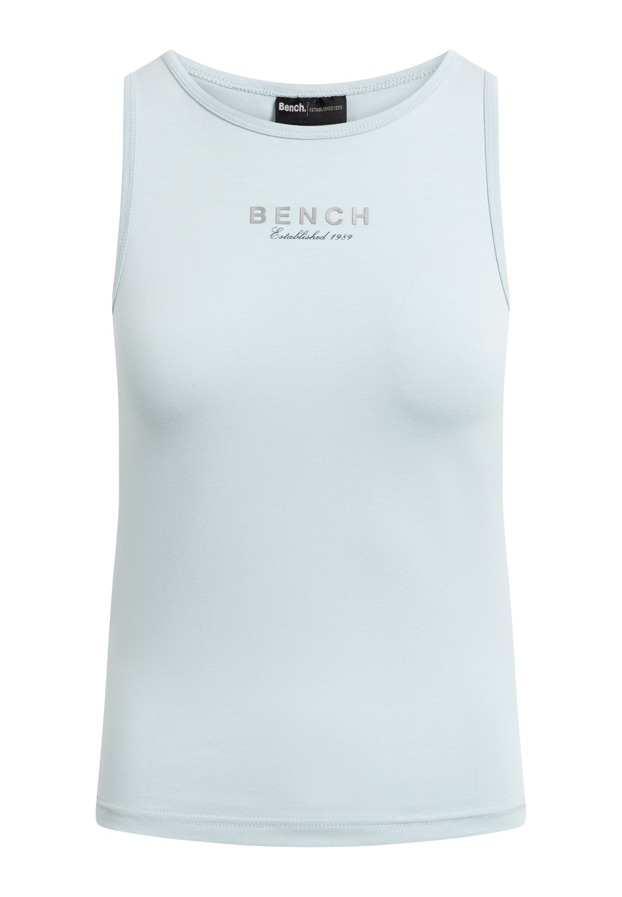 bench-cassy-tanktop-damen-baby-blue-slim-fit-baumwolle image 1