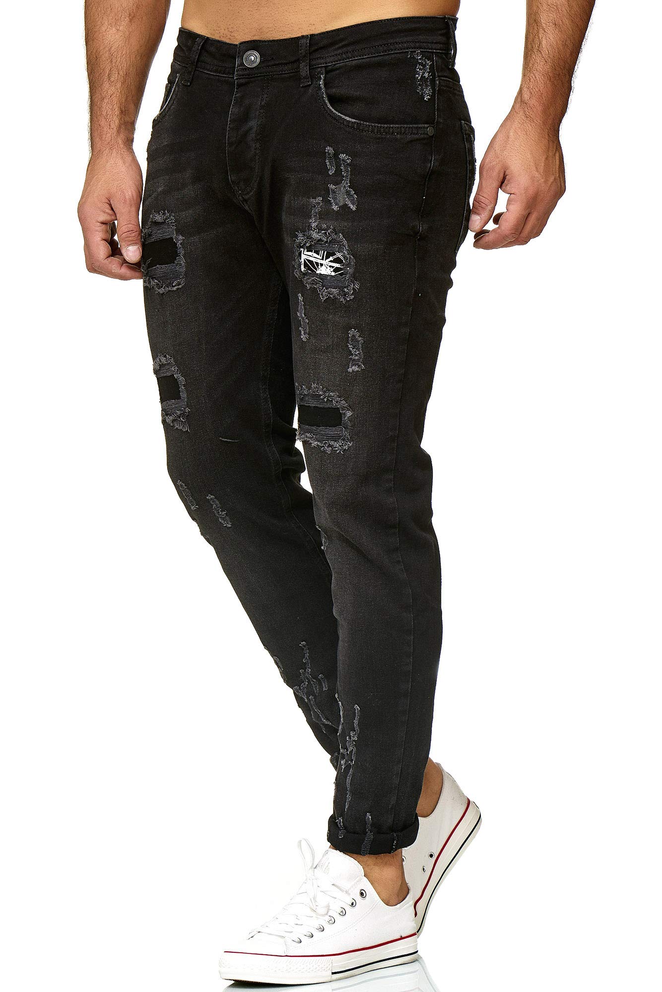 redbridge-m4220-jeans-herren-regular-fit-weapon-choice-ripped image 1