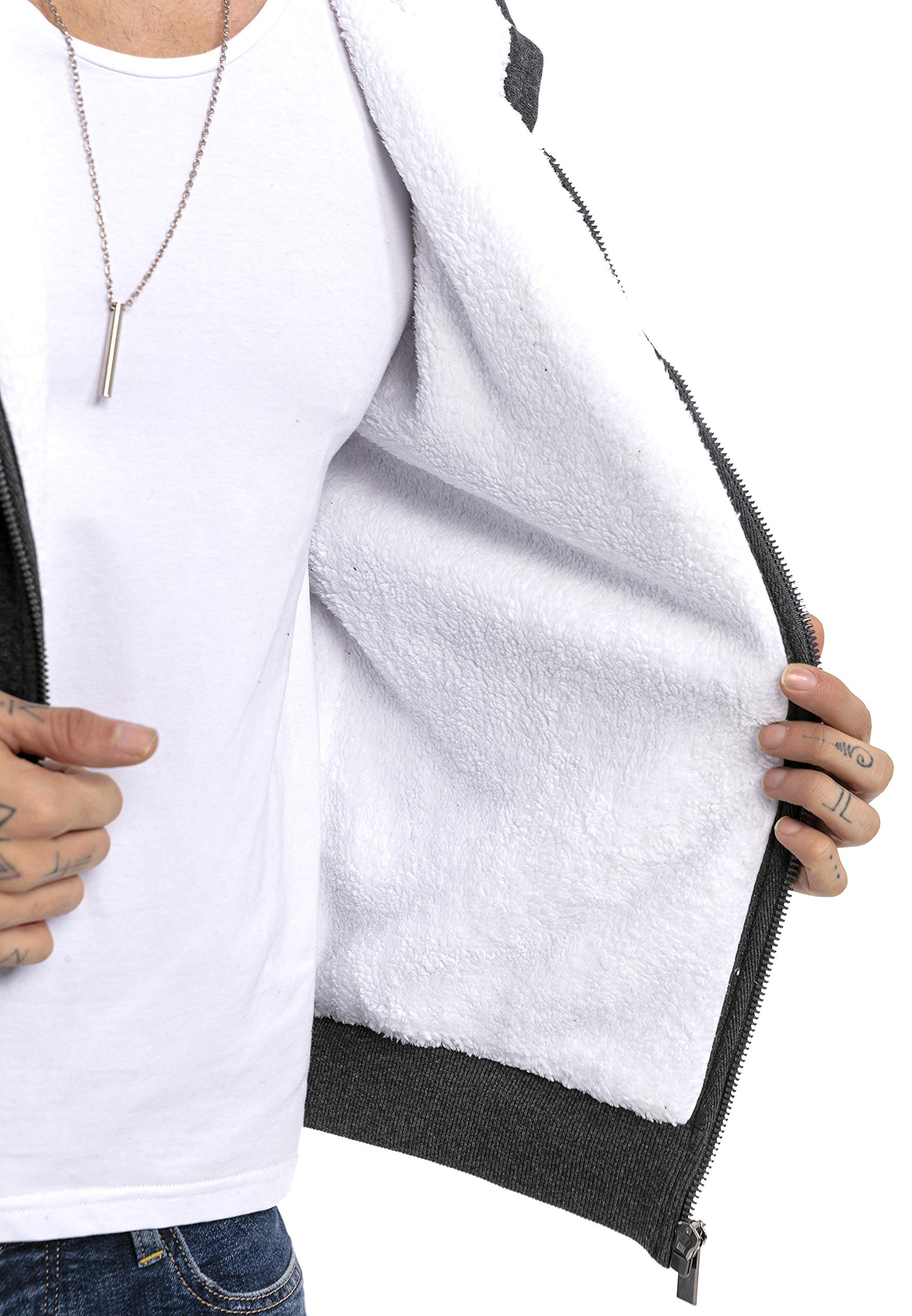 redbridge-teddyfell-sweatjacke-hoodie-herren-gef-ttert image 5