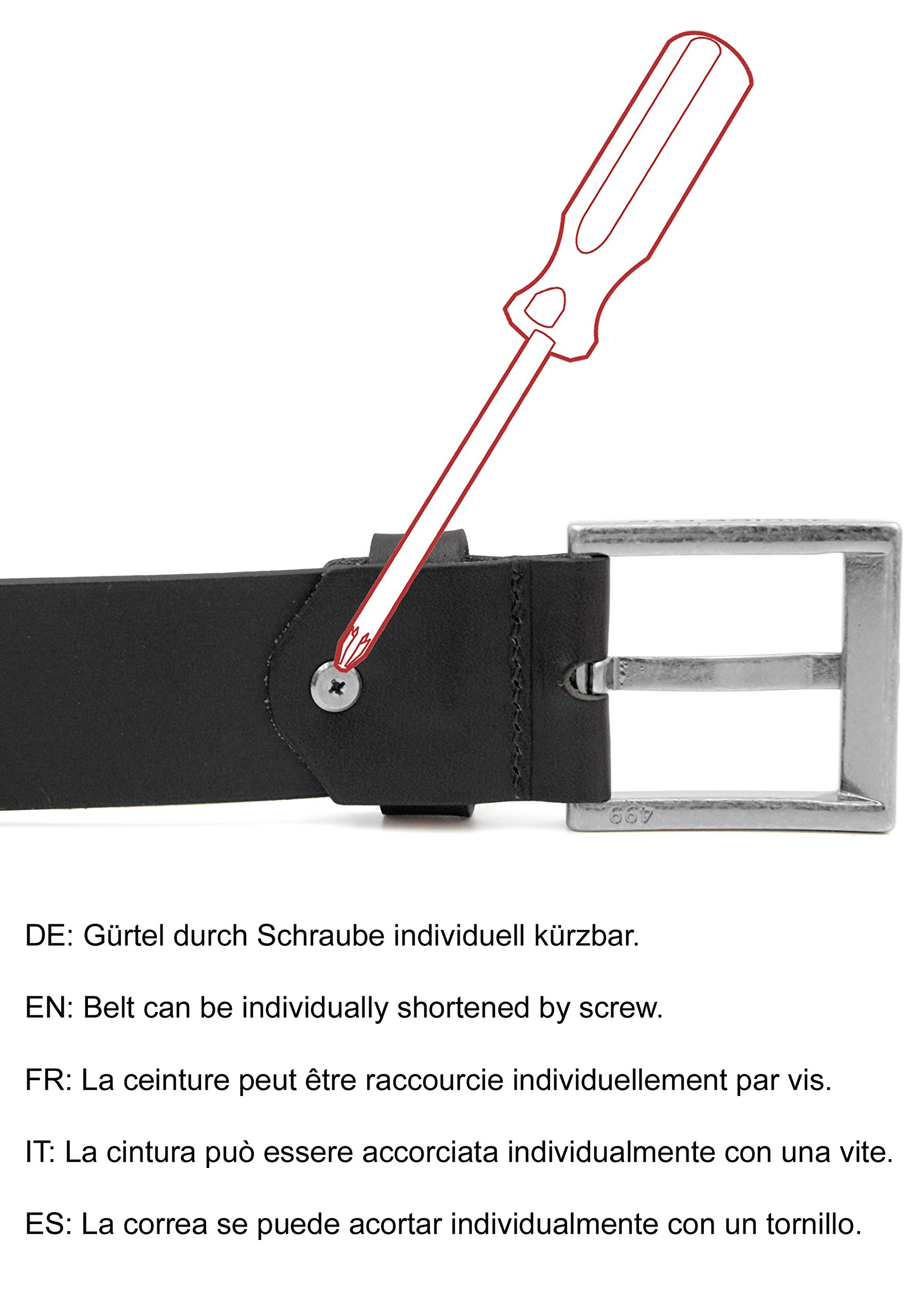 redbridge-g-rtel-herren-echtleder-schwarz-100-k-rzbar image 7