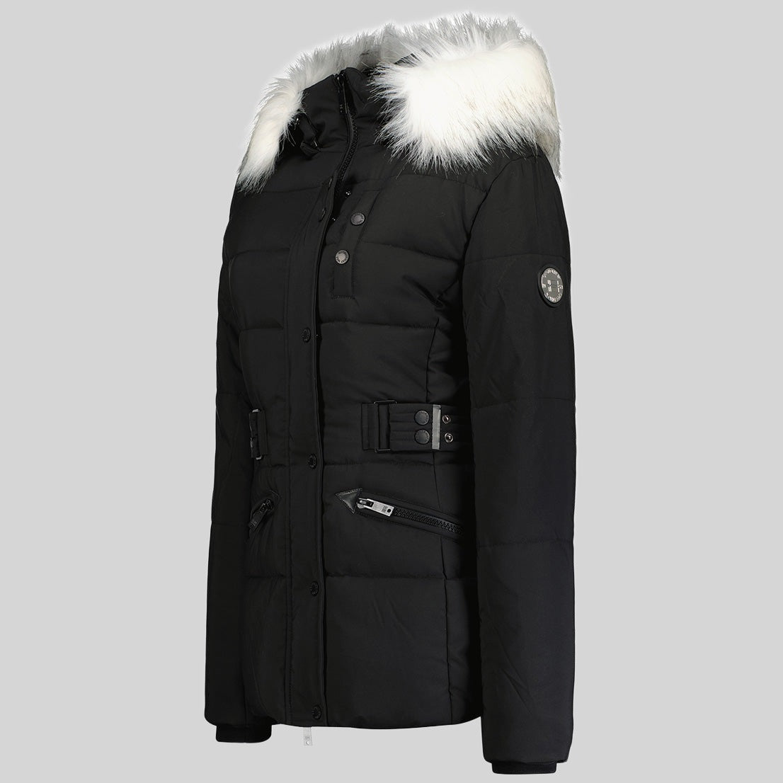 geographical-norway-chester-damen-winterparka-schwarz-lang-g-rtel image 8