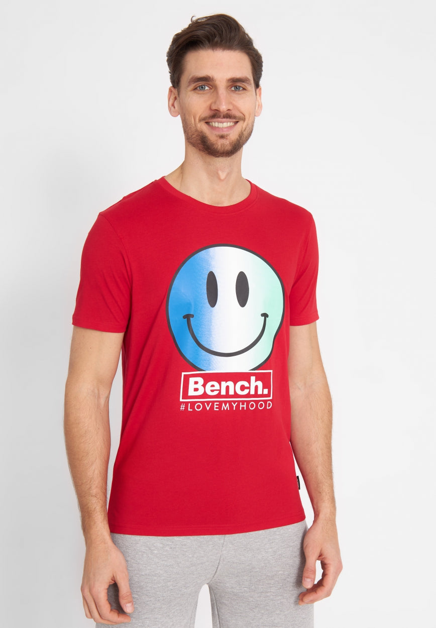 bench-smiler-t-shirt-herren-red-smiley-baumwolle-print image 2