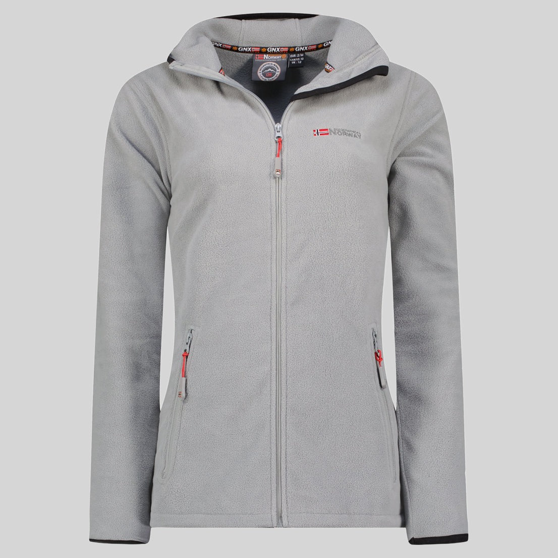 geographical-norway-unicia-damen-fleecejacke-schwarz-kapuze image 3