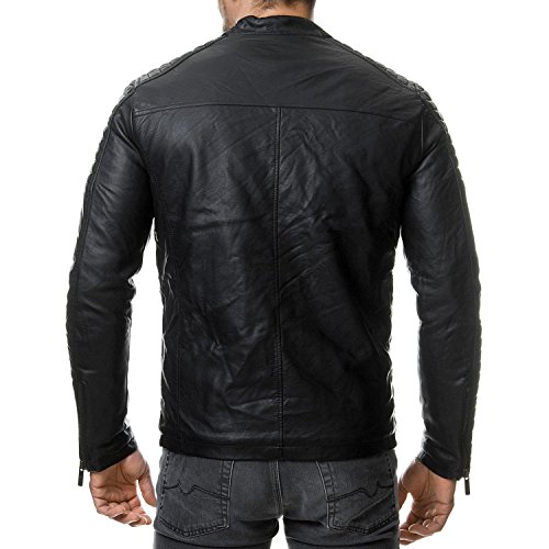 redbridge-bikerjacke-kunstleder-herren-schwarz-xl image 8