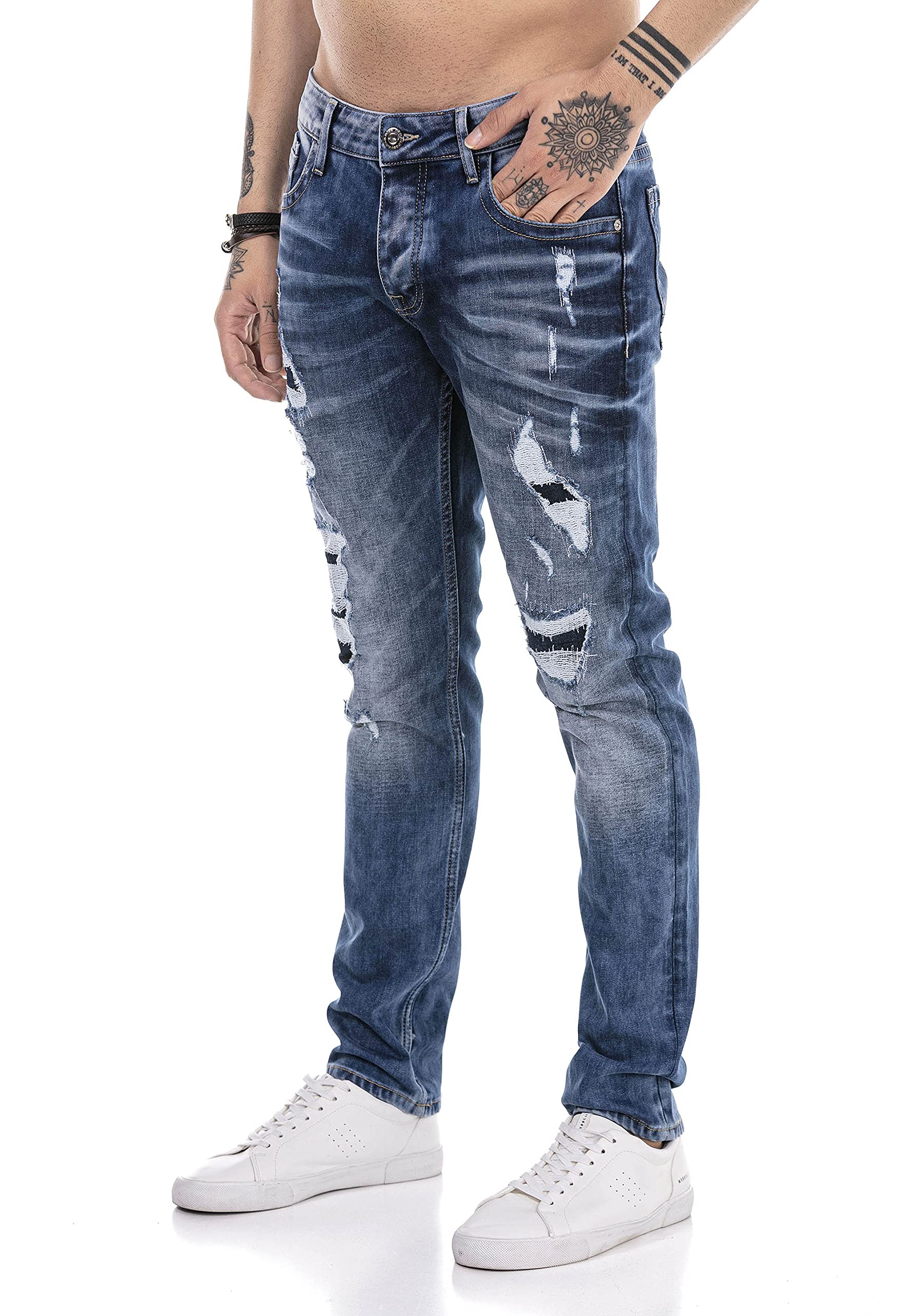 redbridge-used-look-destroyed-jeans-herren-31w-34l image 4
