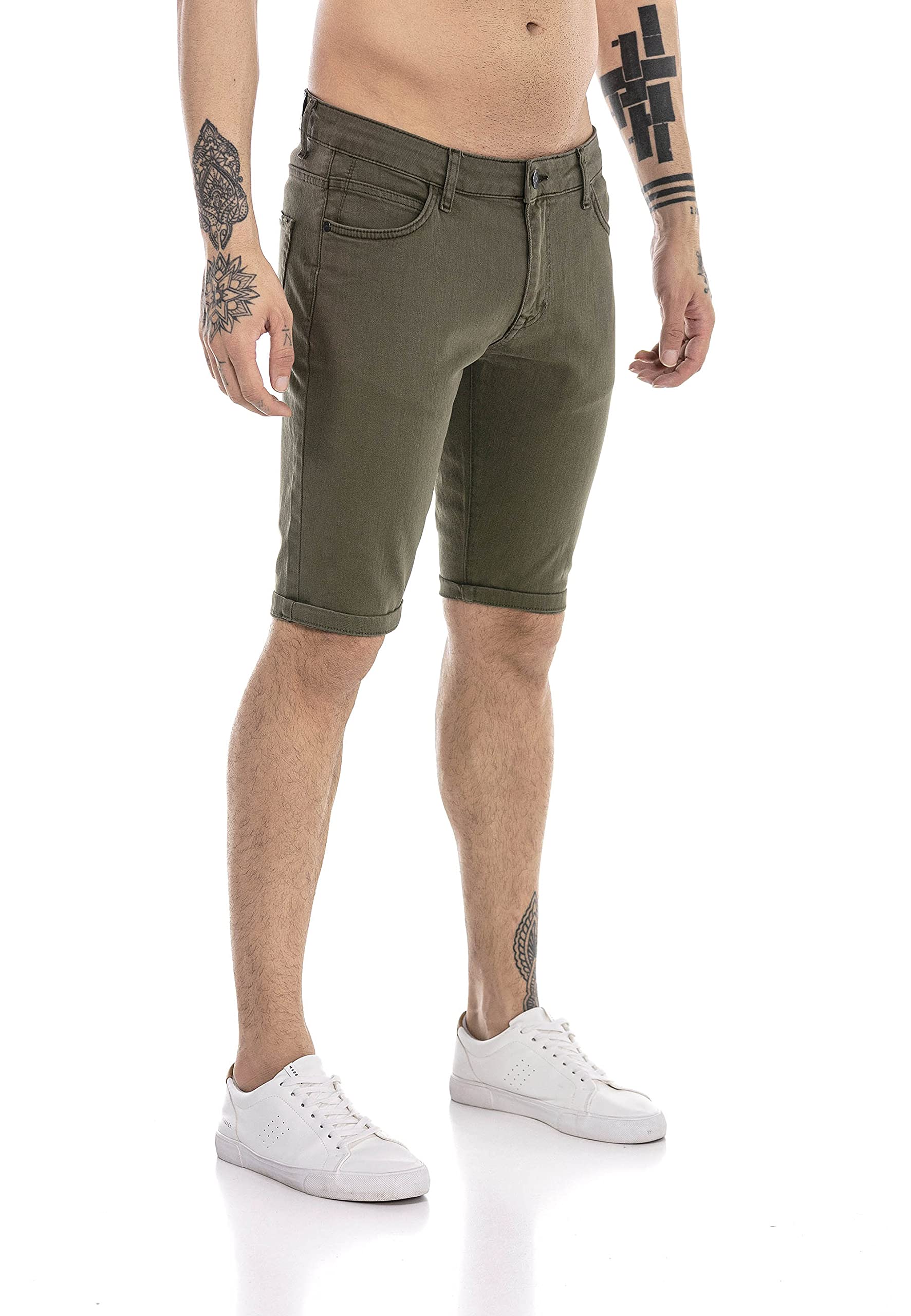 redbridge-shorts-herren-jeans-shorts-chino-look-blau image 7