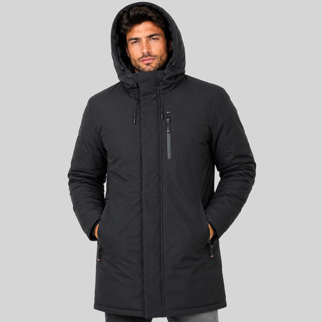 geographical-norway-bakel-herren-parka-schwarz-lang image 1