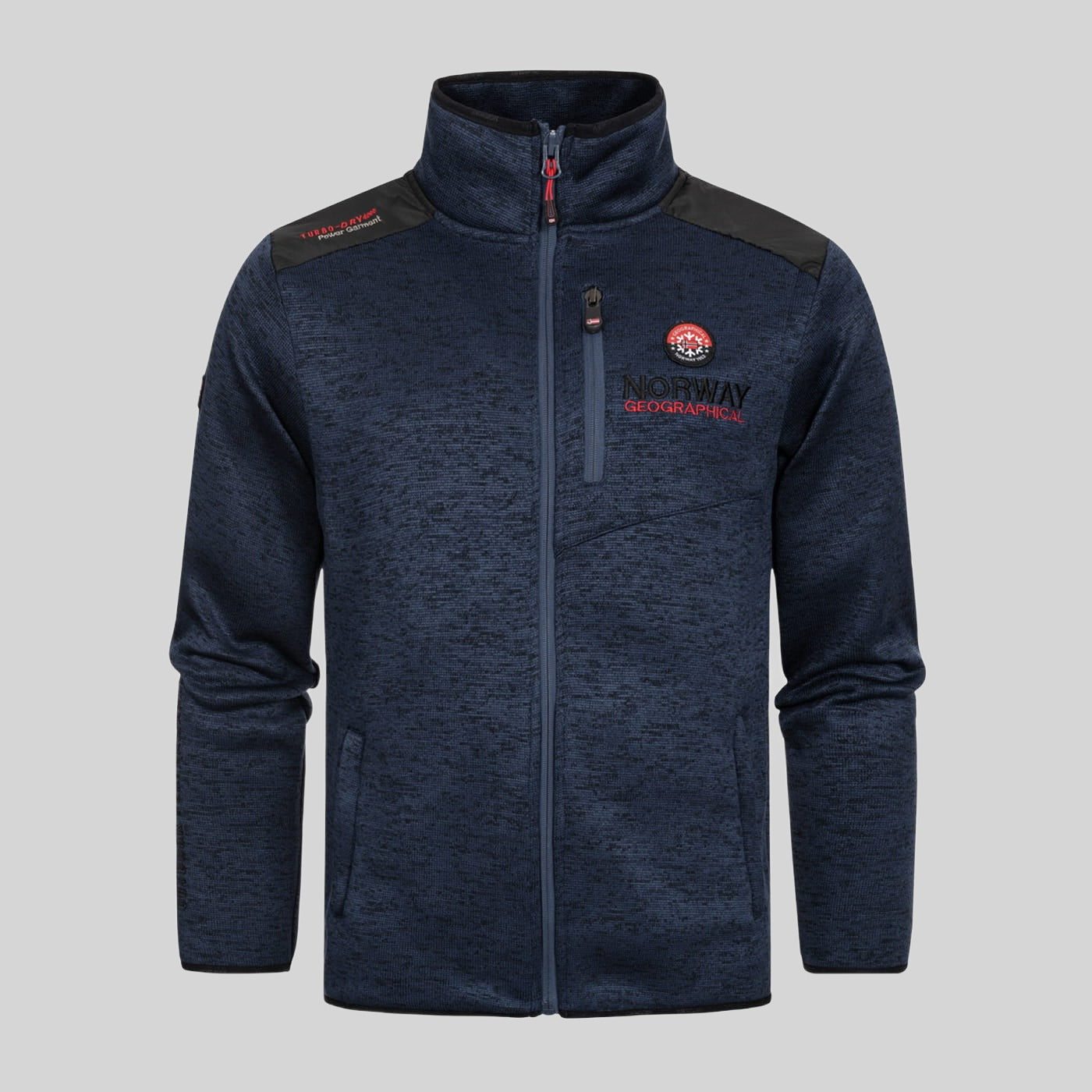 geographical-norway-tavid-herren-fleece-marine-fleecejacke image 6