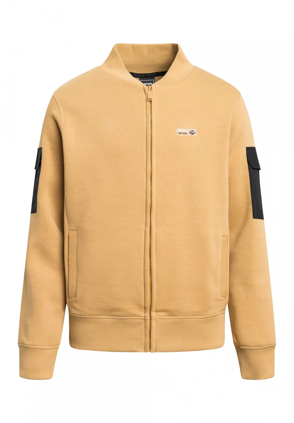 bench-dilla-sweatjacke-sand-herren-baumwolle image 1