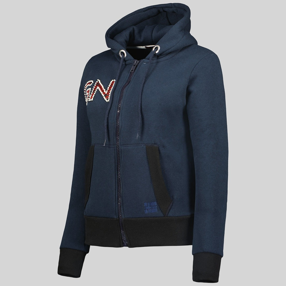 geographical-norway-gudite-damen-sweatshirt-kapuze-schwarz image 8