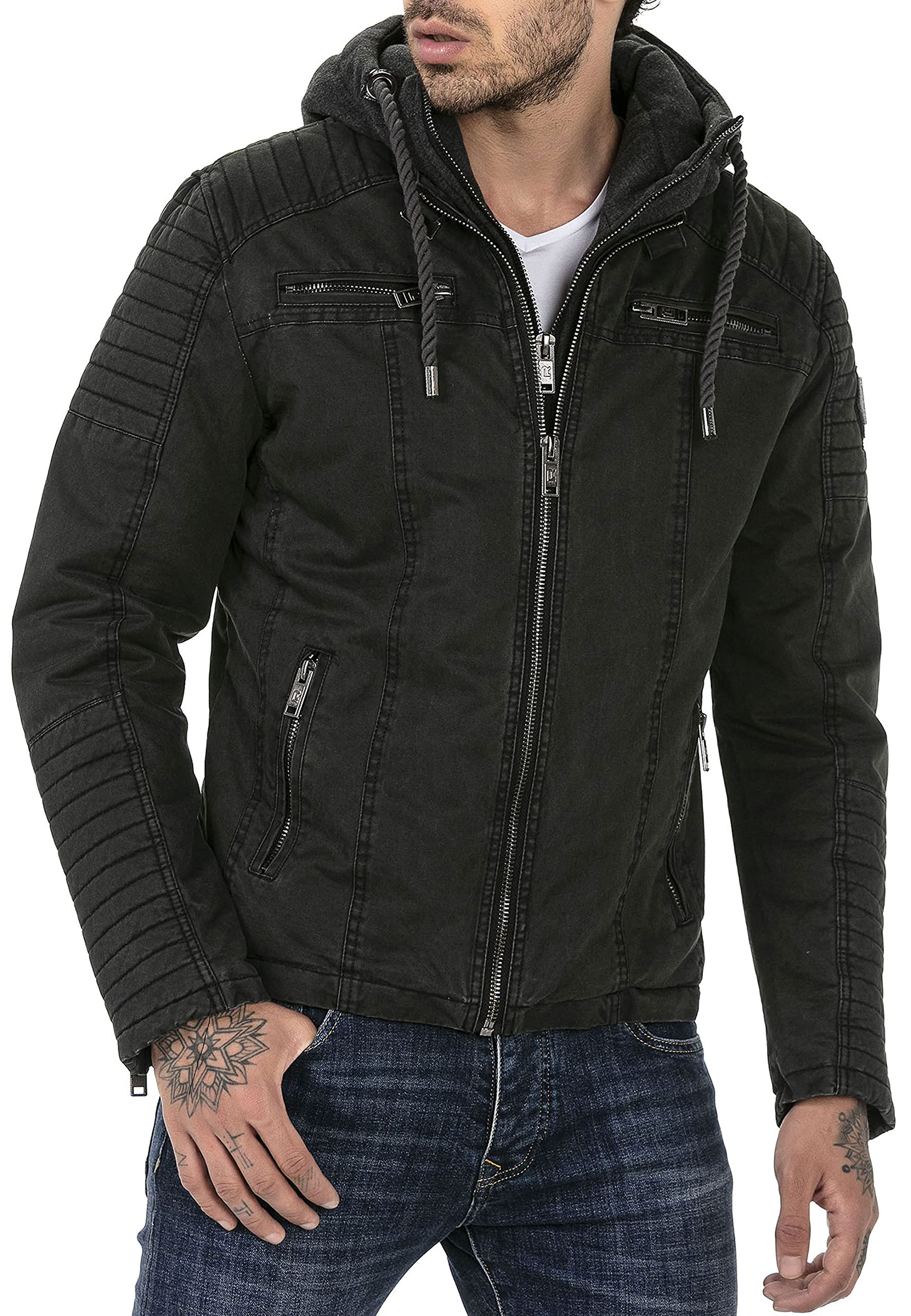 redbridge-oberbekleidung-jacke-winterjacke-kapuze-5xl-schwarz image 8