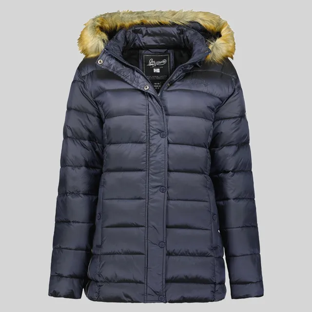 geographical-norway-adela-parka-damen-marine-mit-fellkapuze image 1