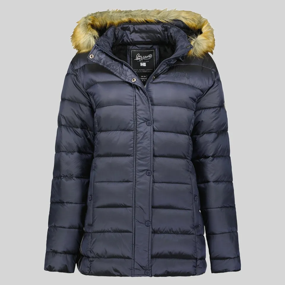 geographical-norway-adela-parka-damen-marine-mit-fellkapuze image 1