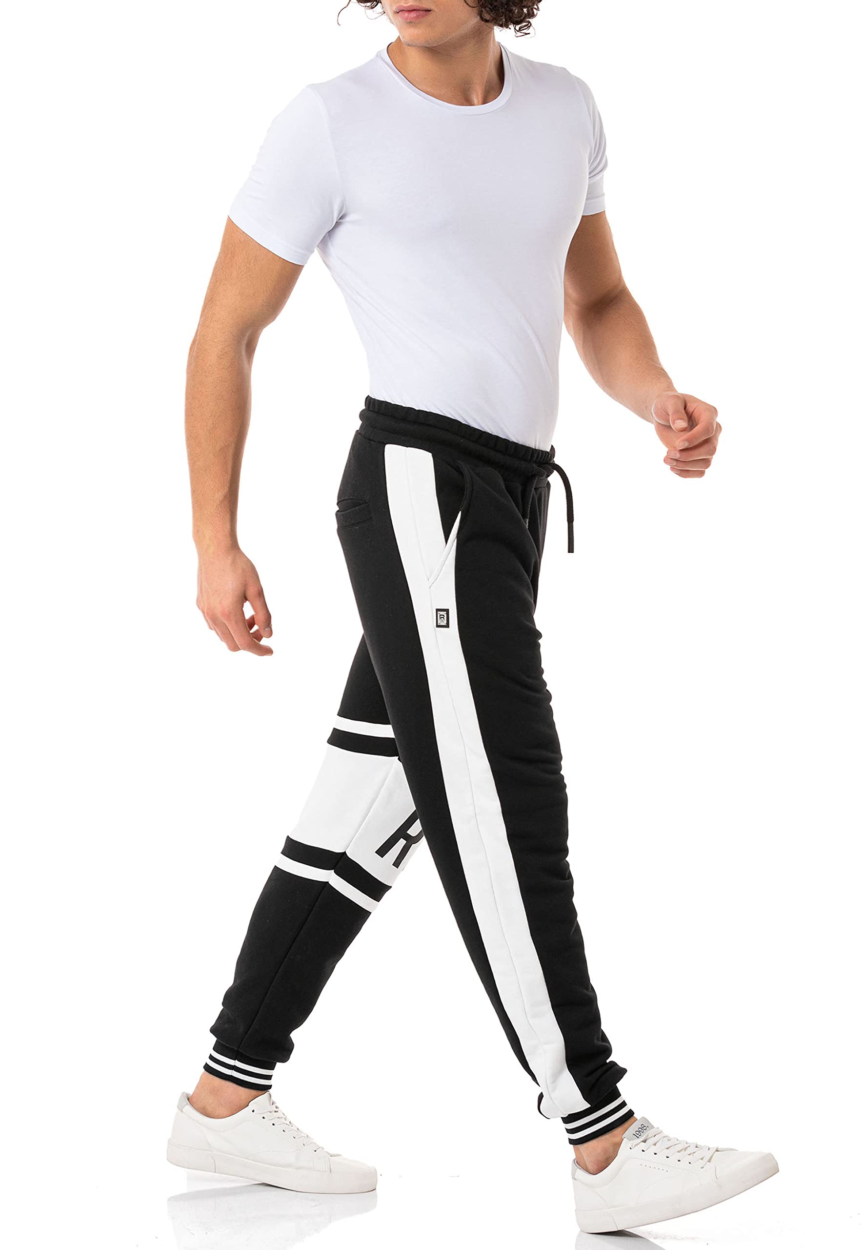 redbridge-hosen-rbj-print-m4304-jogger-herren-ecru-baumwolle image 4