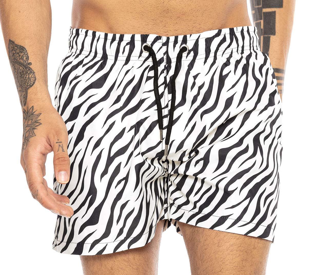 redbridge-shorts-premium-badehose-tiger-ecru-l-robust image 1