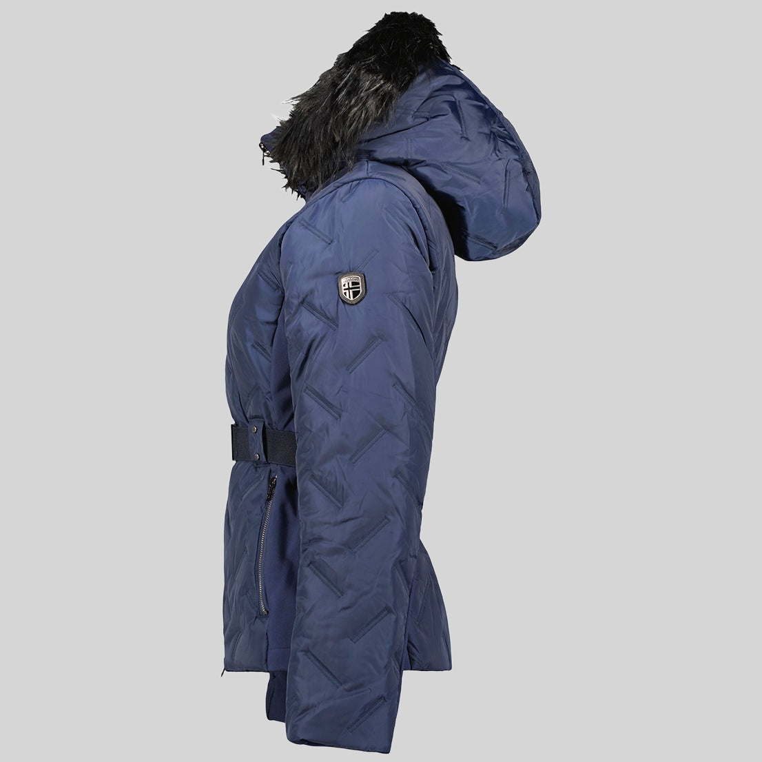 geographical-norway-barnir-damen-parka-schwarz-fellkapuze image 6