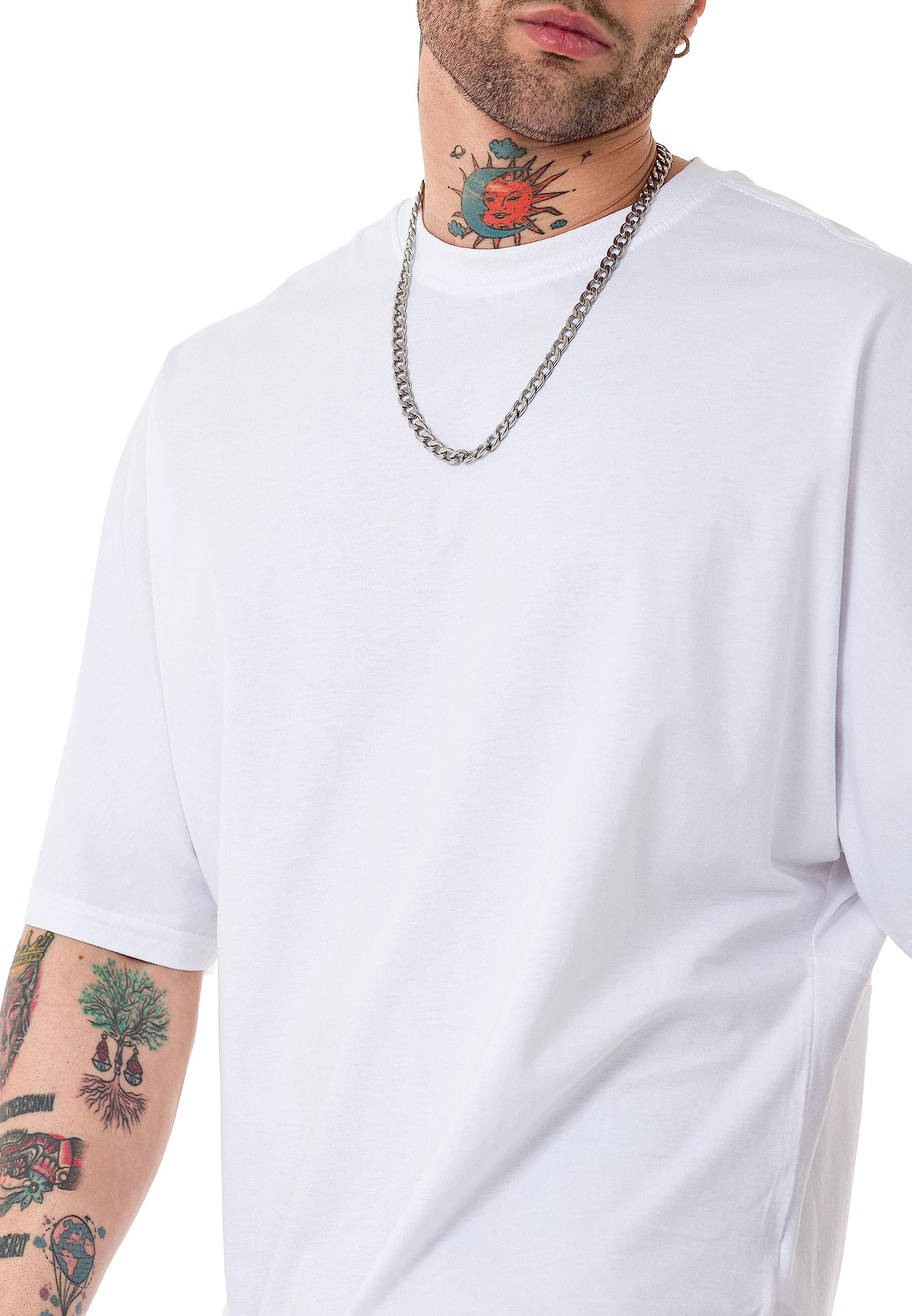redbridge-around-m1372-t-shirt-herren-baumwolle-oversized image 4