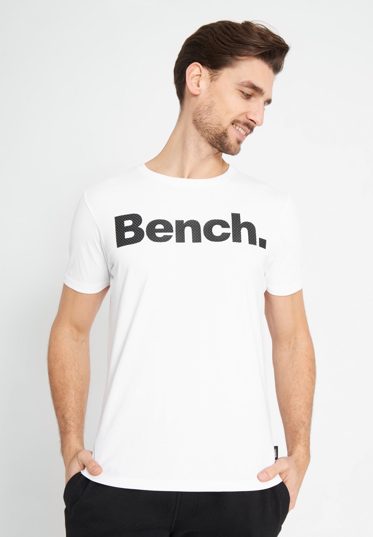 bench-leandro-spots-t-shirt-herren-black-baumwolle image 2