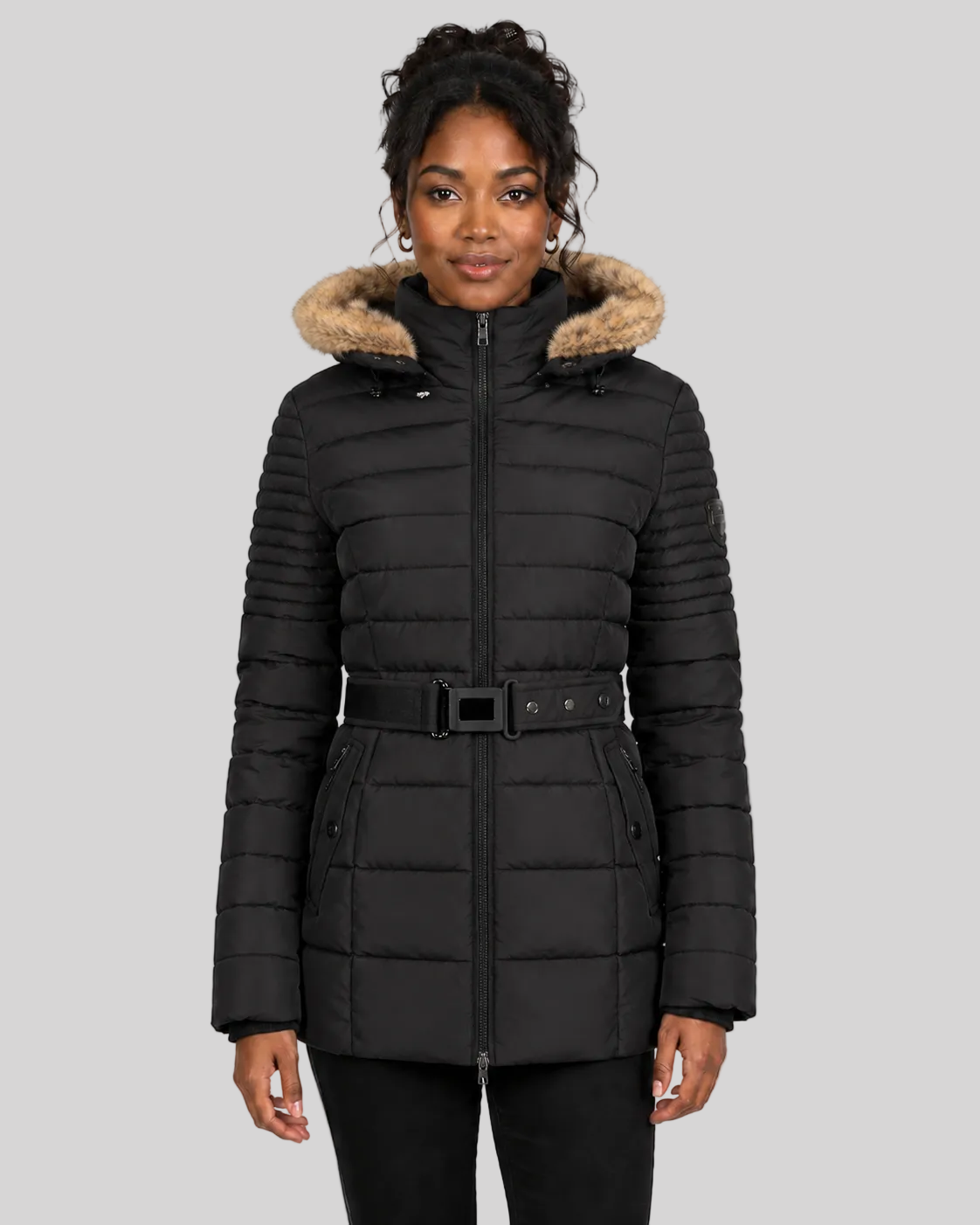 geographical-norway-bellena-damen-parka-winter-schwarz image 1