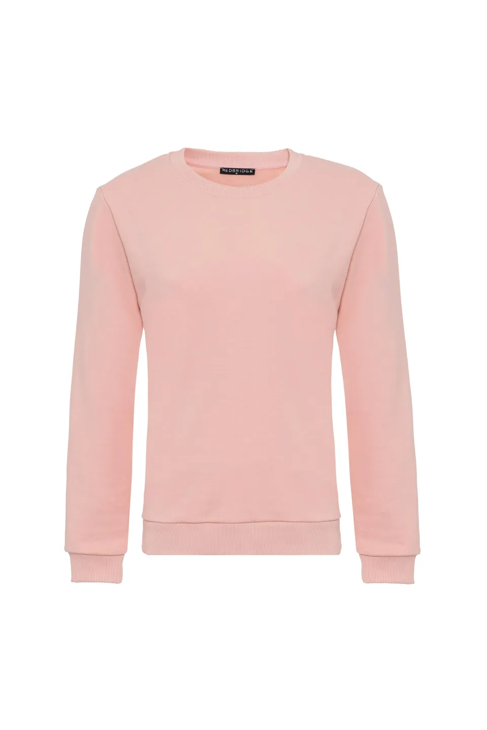 redbridge-pullover-basic-sweatshirt-damen-rosa-baumwolle image 1
