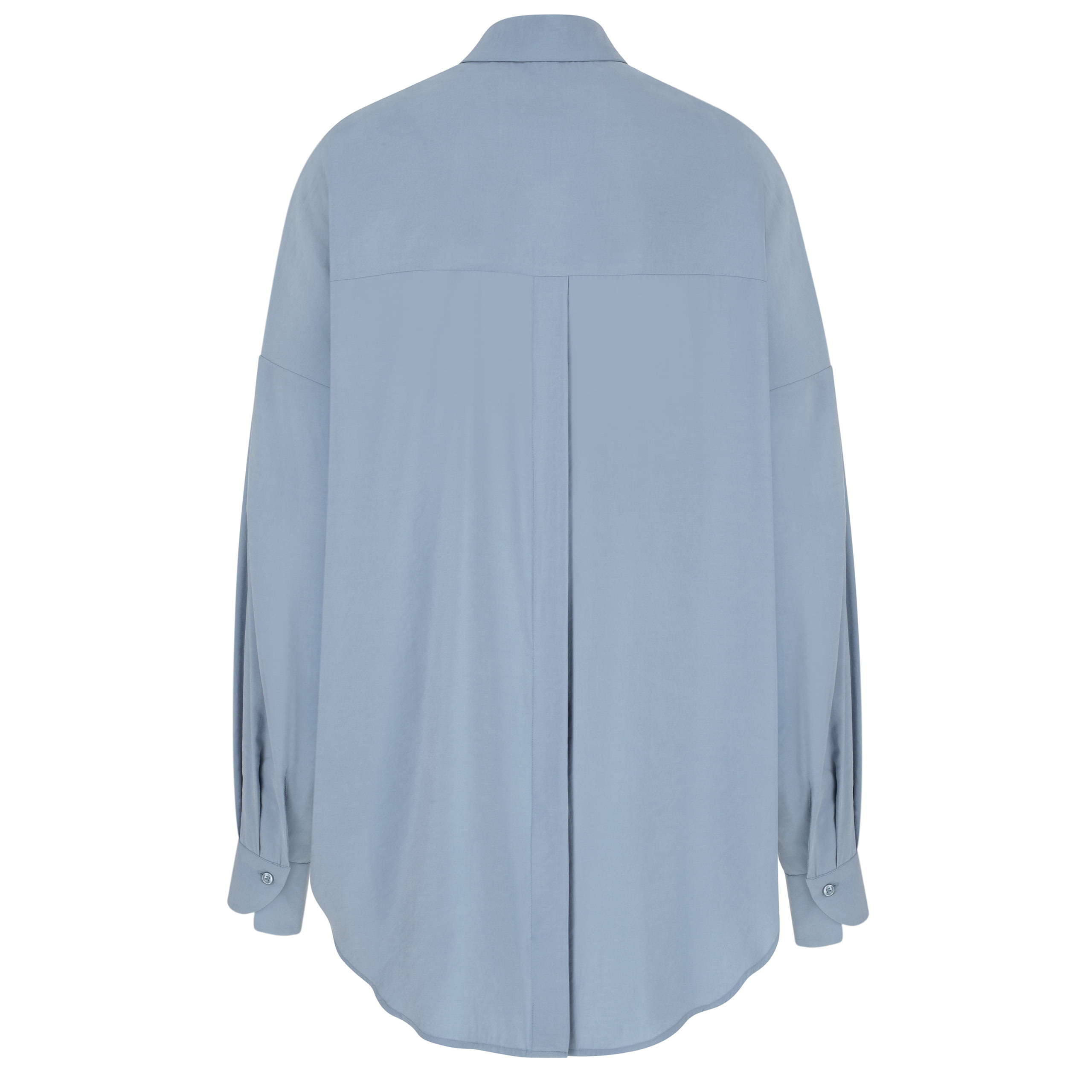 mariusz-przybylski-oversize-hemd-blau-damen-baumwolle image 2
