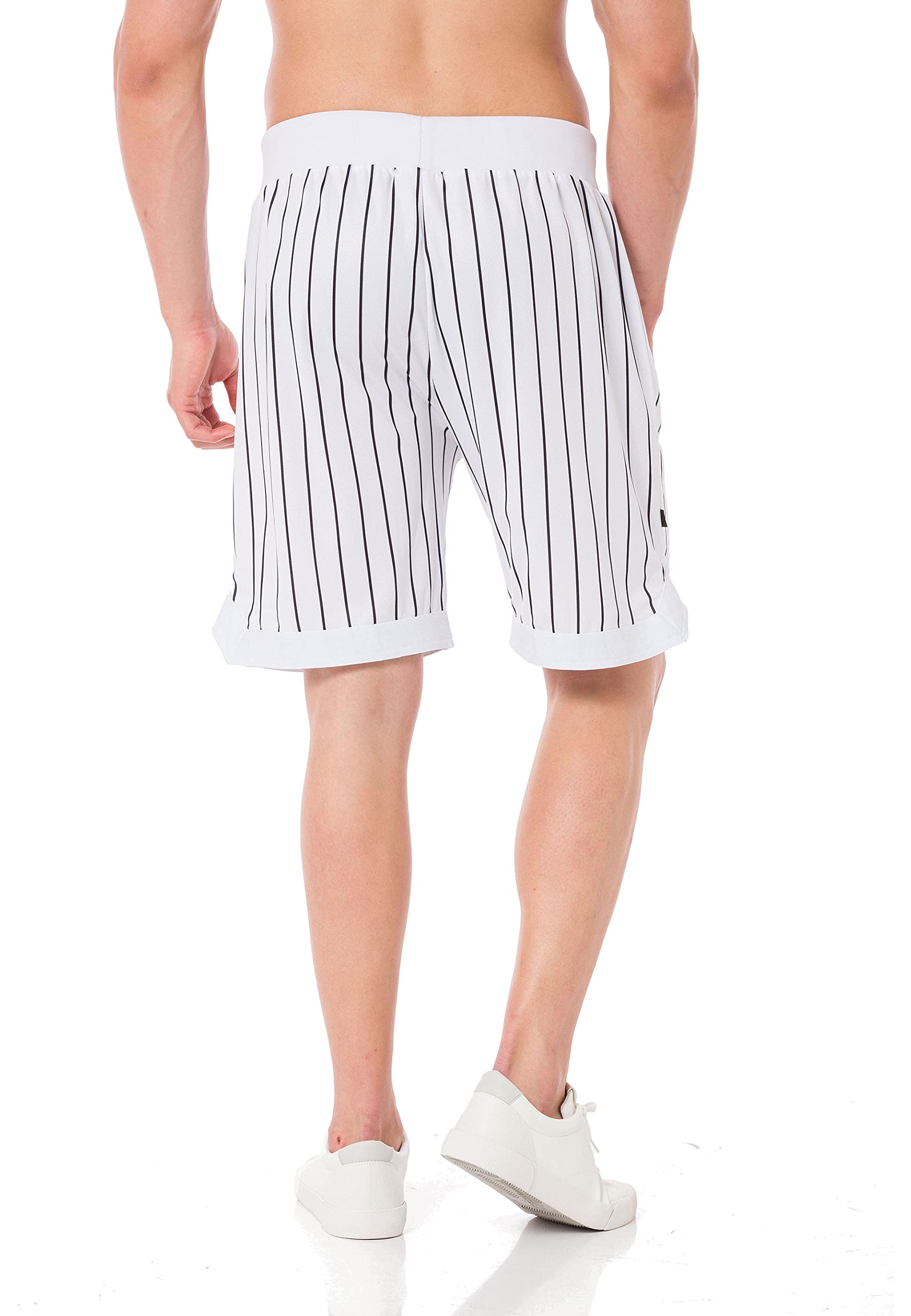redbridge-big-r-baseball-shorts-herren-wei-schwarz-gr-l image 6