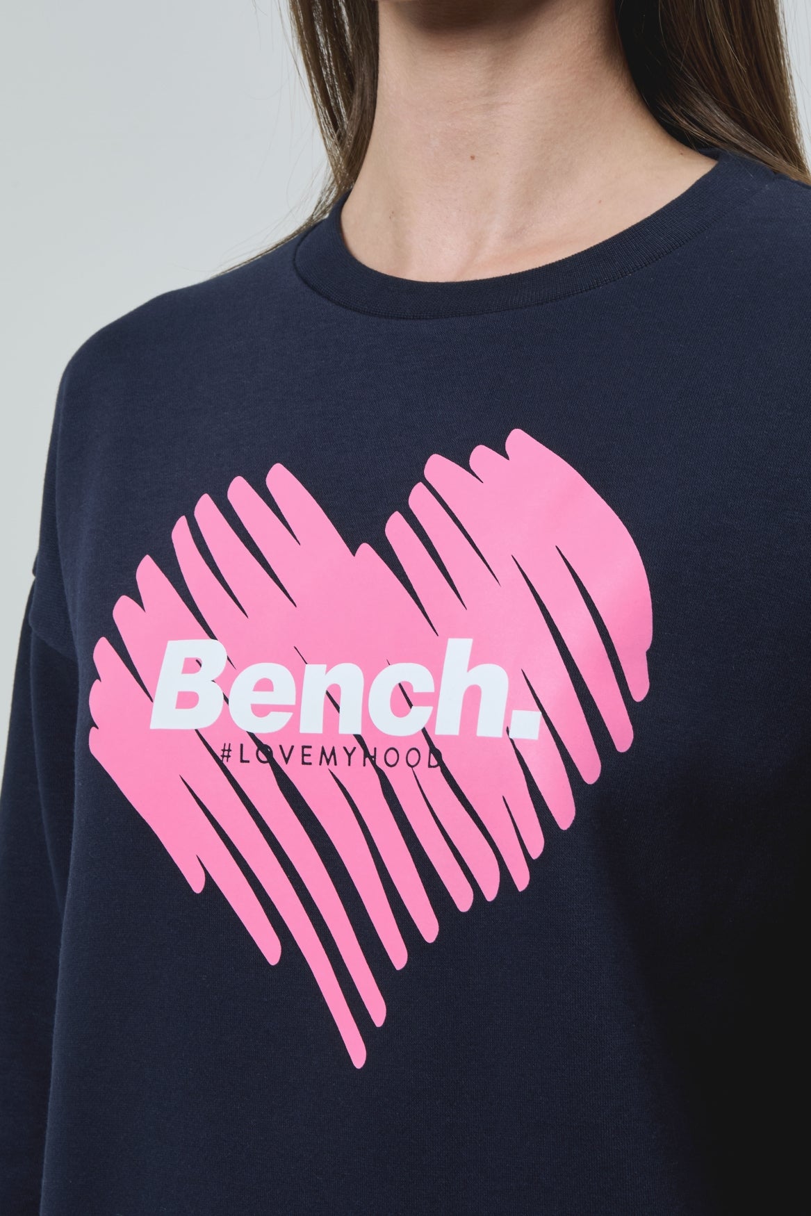 bench-ranah-sweatshirt-damen-violet-baumwolle-rundhals image 5