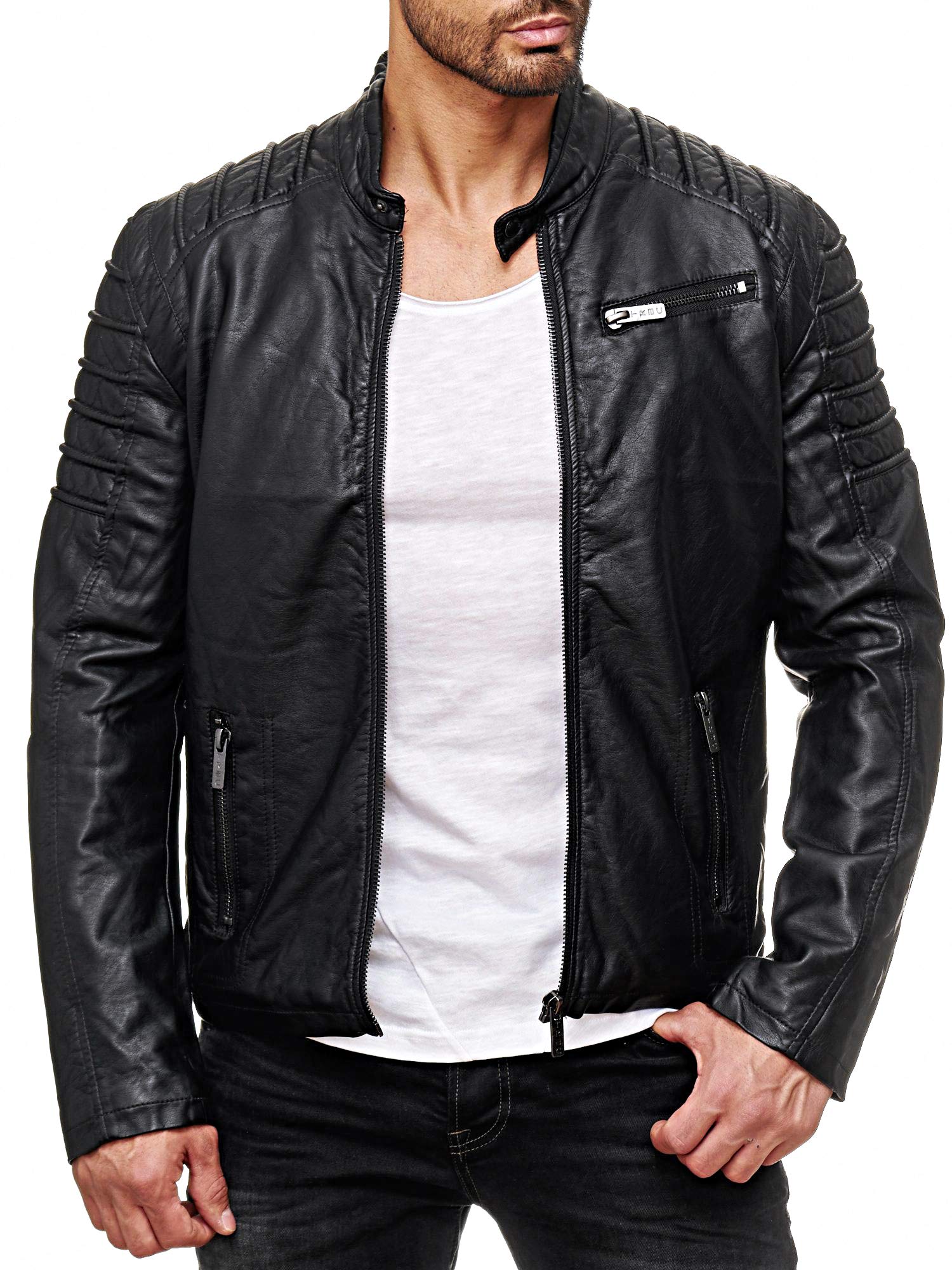 redbridge-m6056-biker-kunstlederjacke-herren-schwarz-mc-black image 2