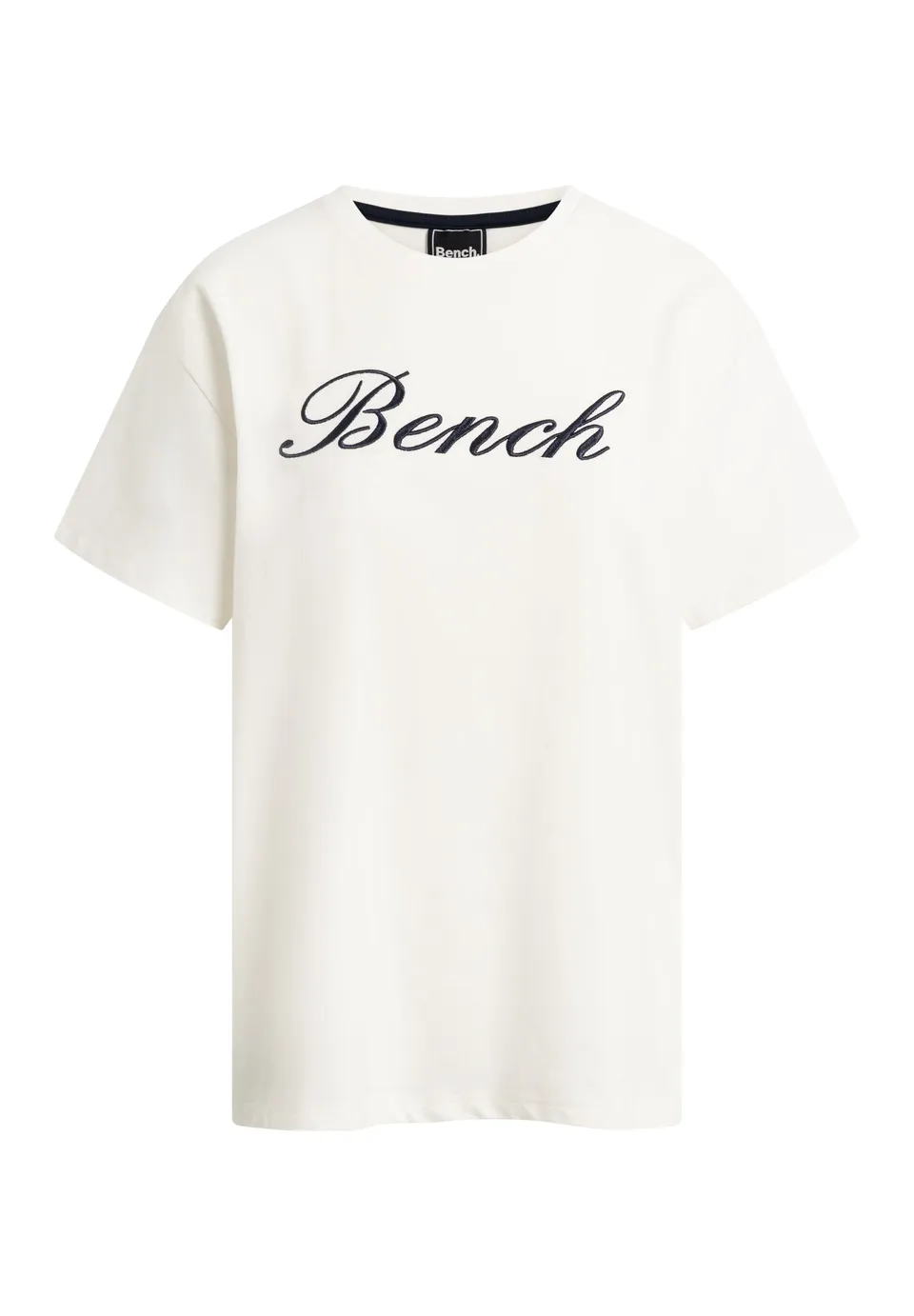 bench-valencia-t-shirt-damen-snow-white-oversized-baumwolle image 1