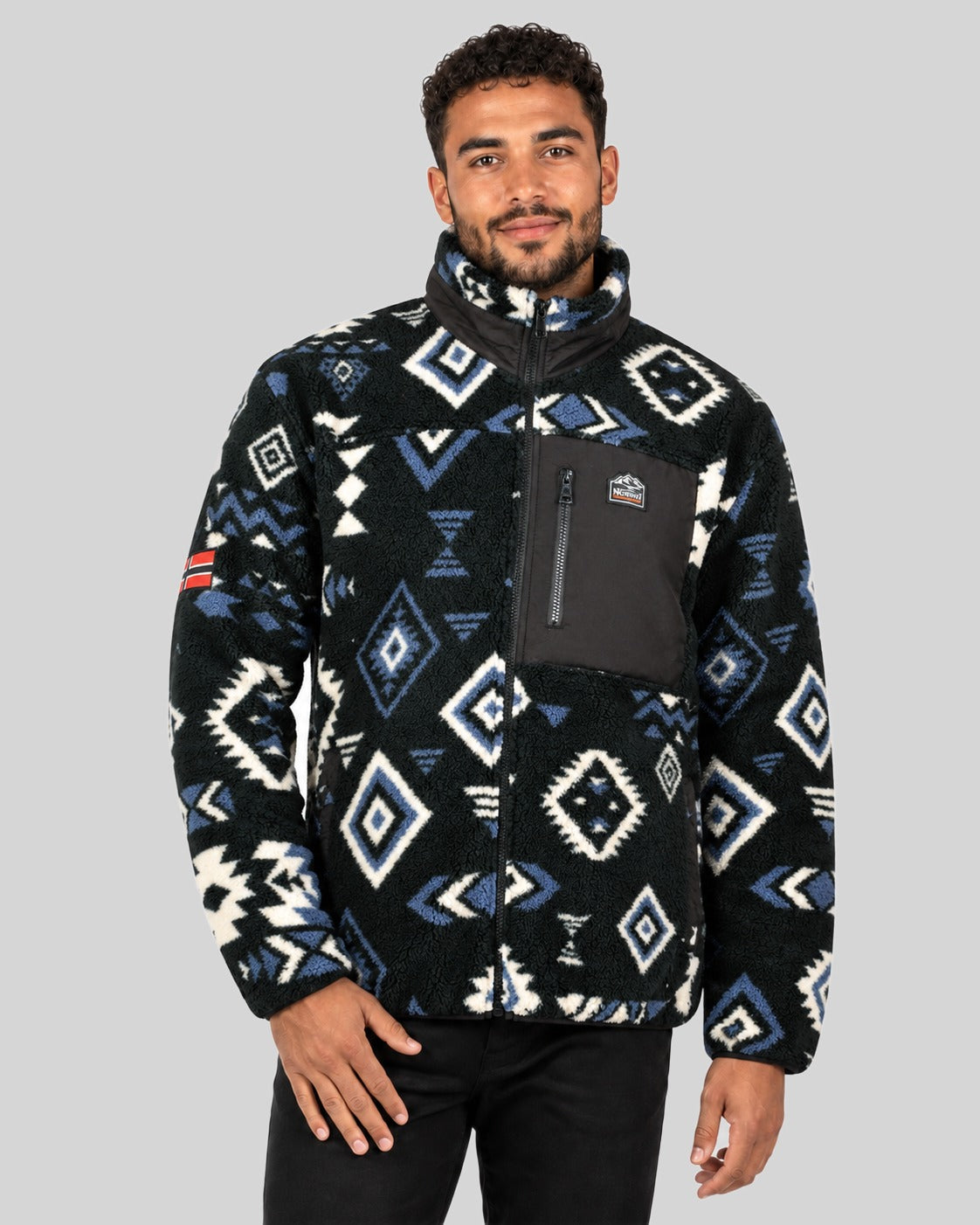 geographical-norway-ulali-herren-fleecejacke-marine-warm image 6