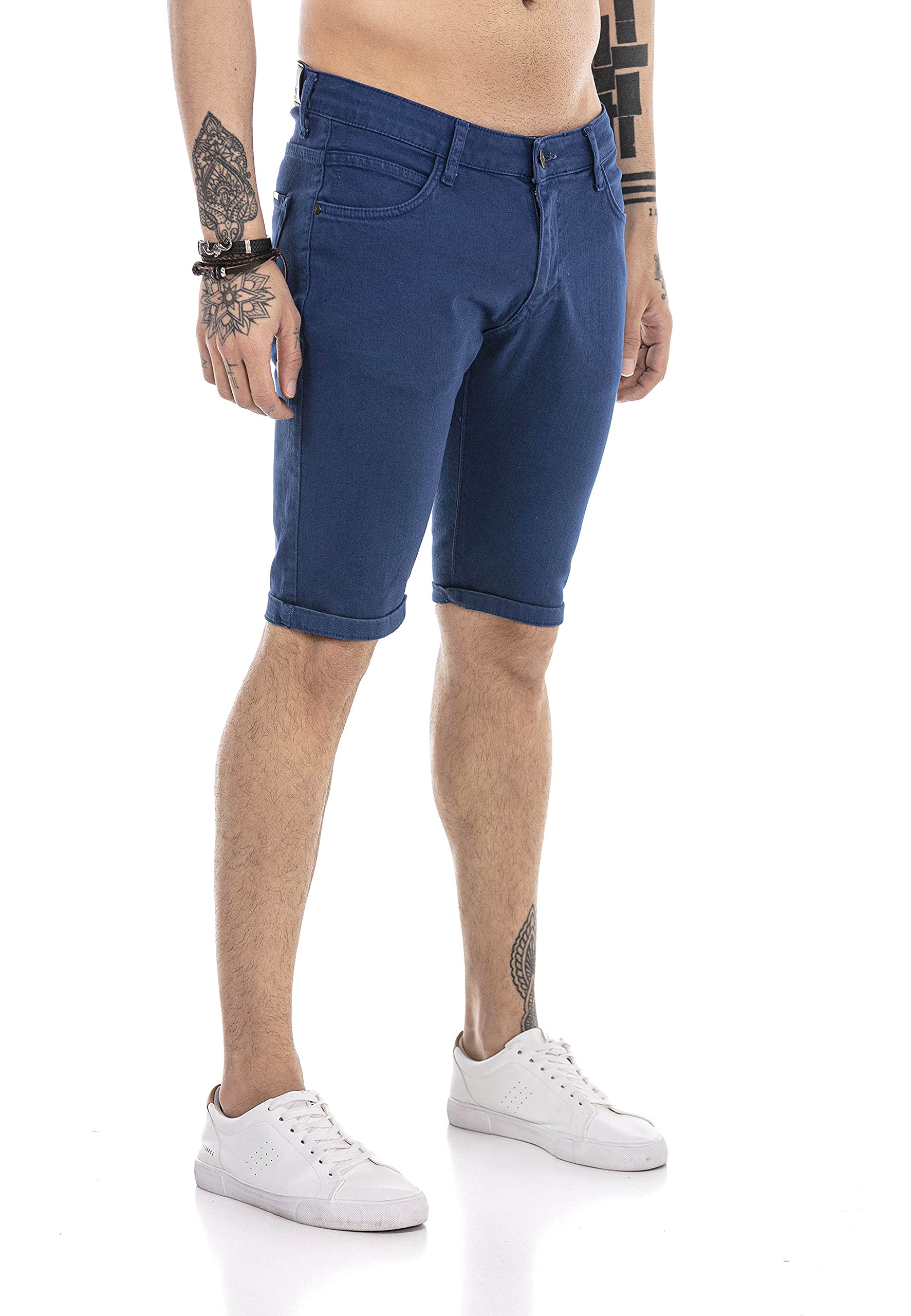 redbridge-shorts-herren-jeans-shorts-chino-look-blau image 6