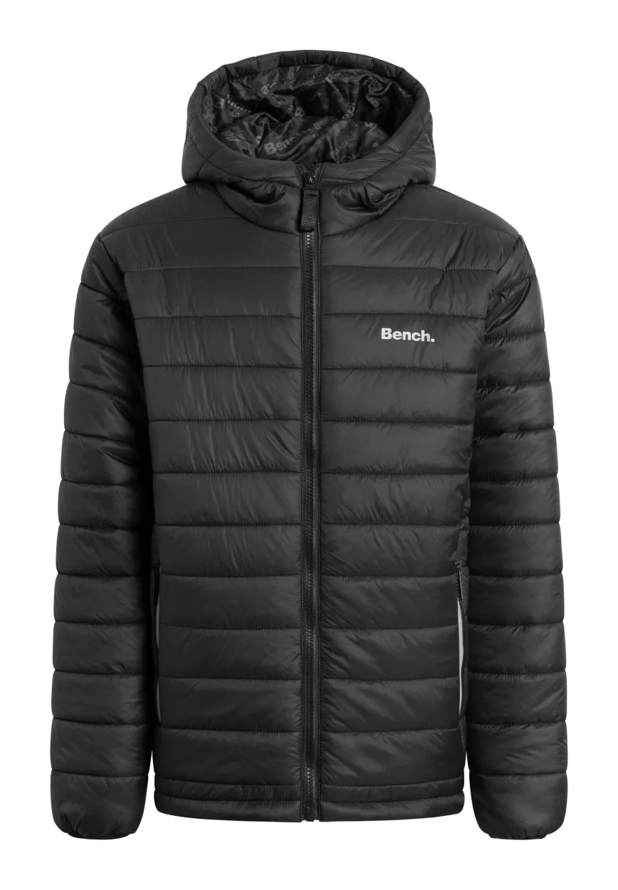 bench-soller-pufferjacke-jungen-schwarz-mit-kapuze image 1