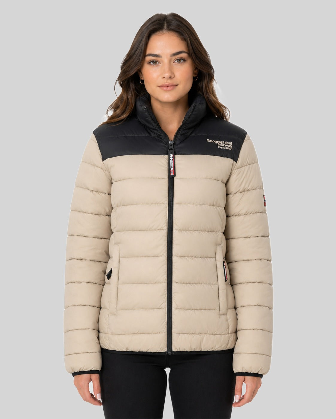 geographical-norway-atikoclerc-damen-steppjacke-in-grau image 6