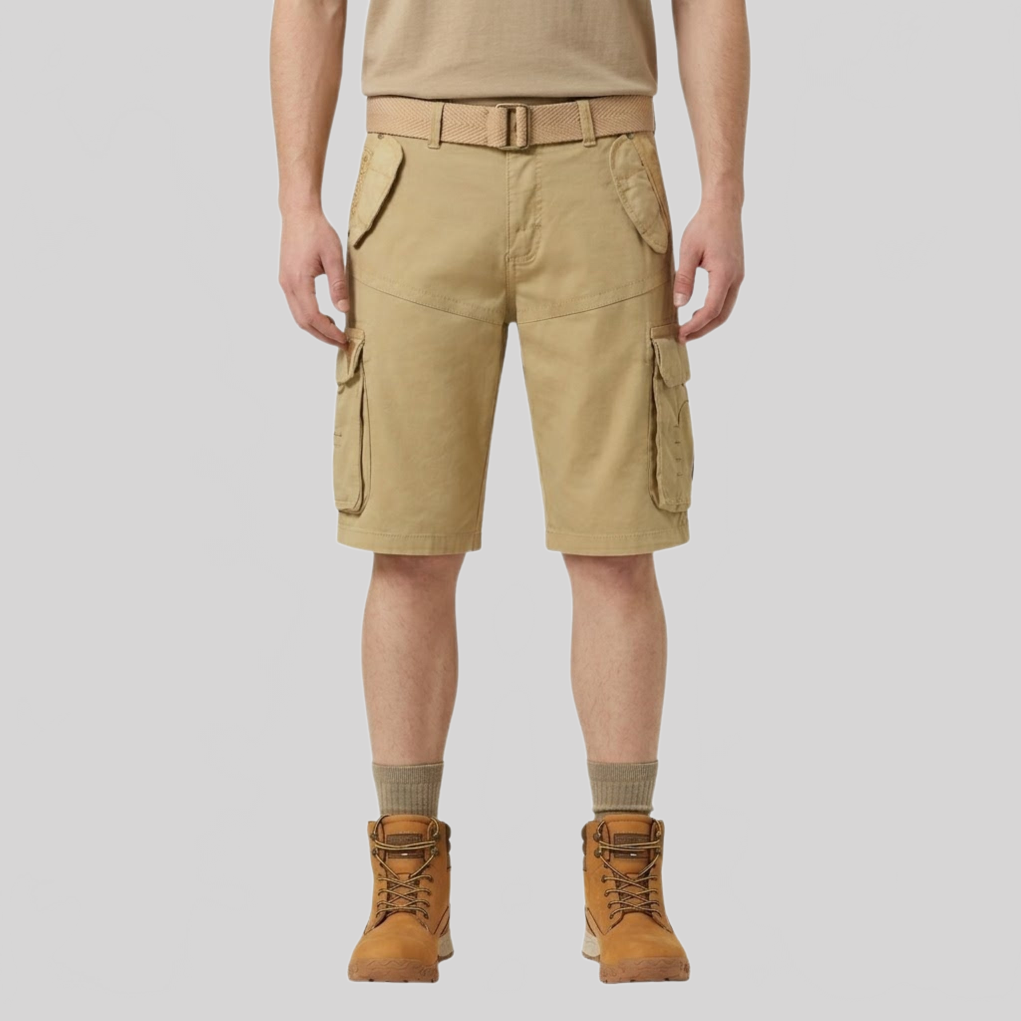 geographical-norway-pouvoir-herren-bermuda-beige-sommer image 1