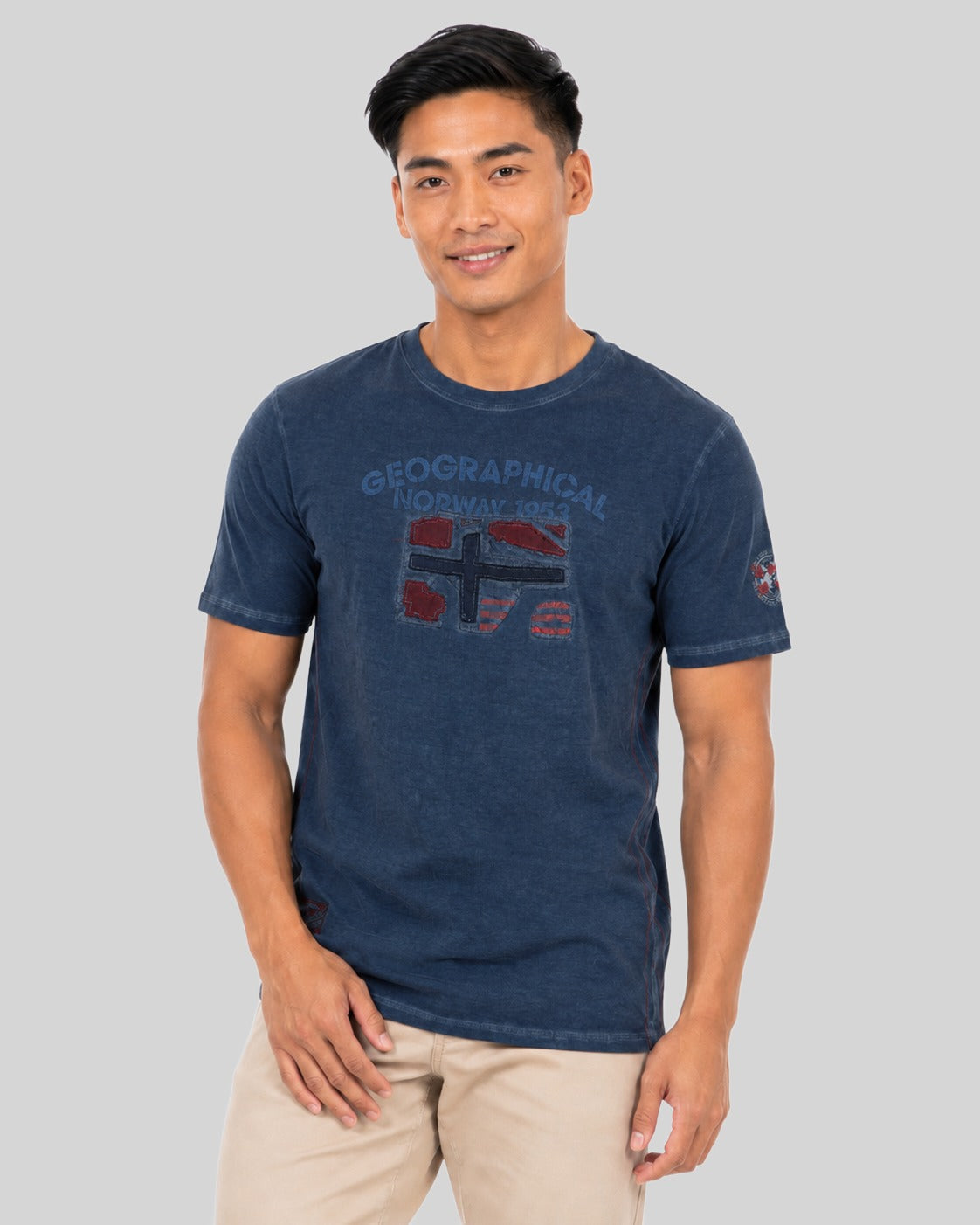 geographical-norway-jotz-t-shirt-herren-schwarz-rundhals-print image 6