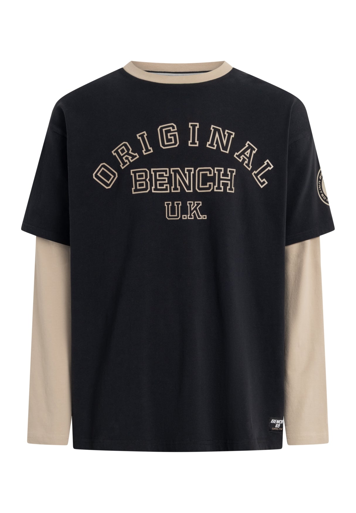 bench-noel-longsleeve-sweatshirt-herren-stonewash-loose-fit image 8