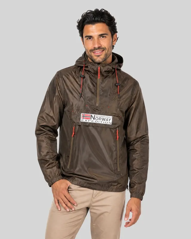 geographical-norway-choupa-jacke-herren-braun-mit-kapuze image 1