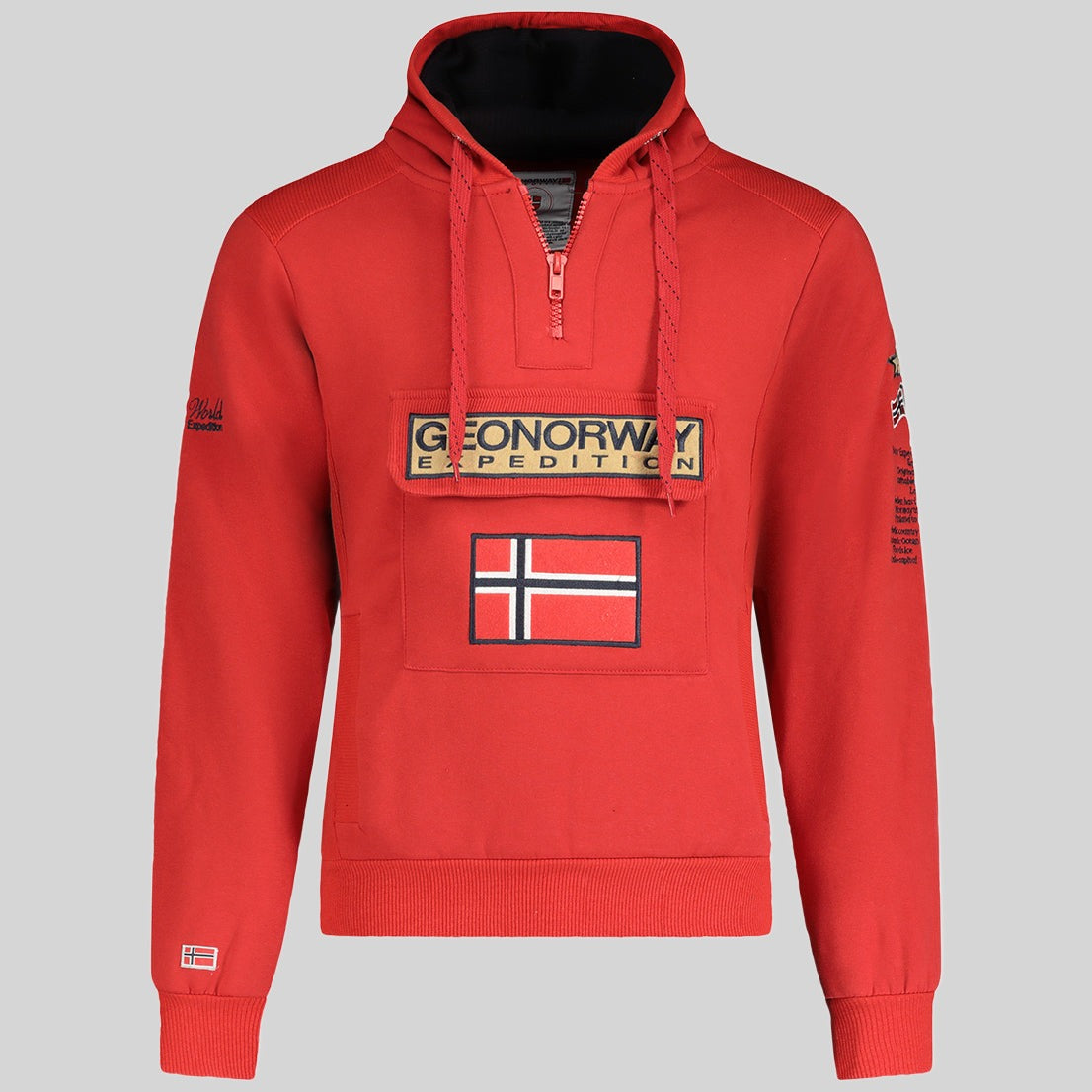 geographical-norway-gymclass-herren-hoodie-kapuze-schwarz image 8