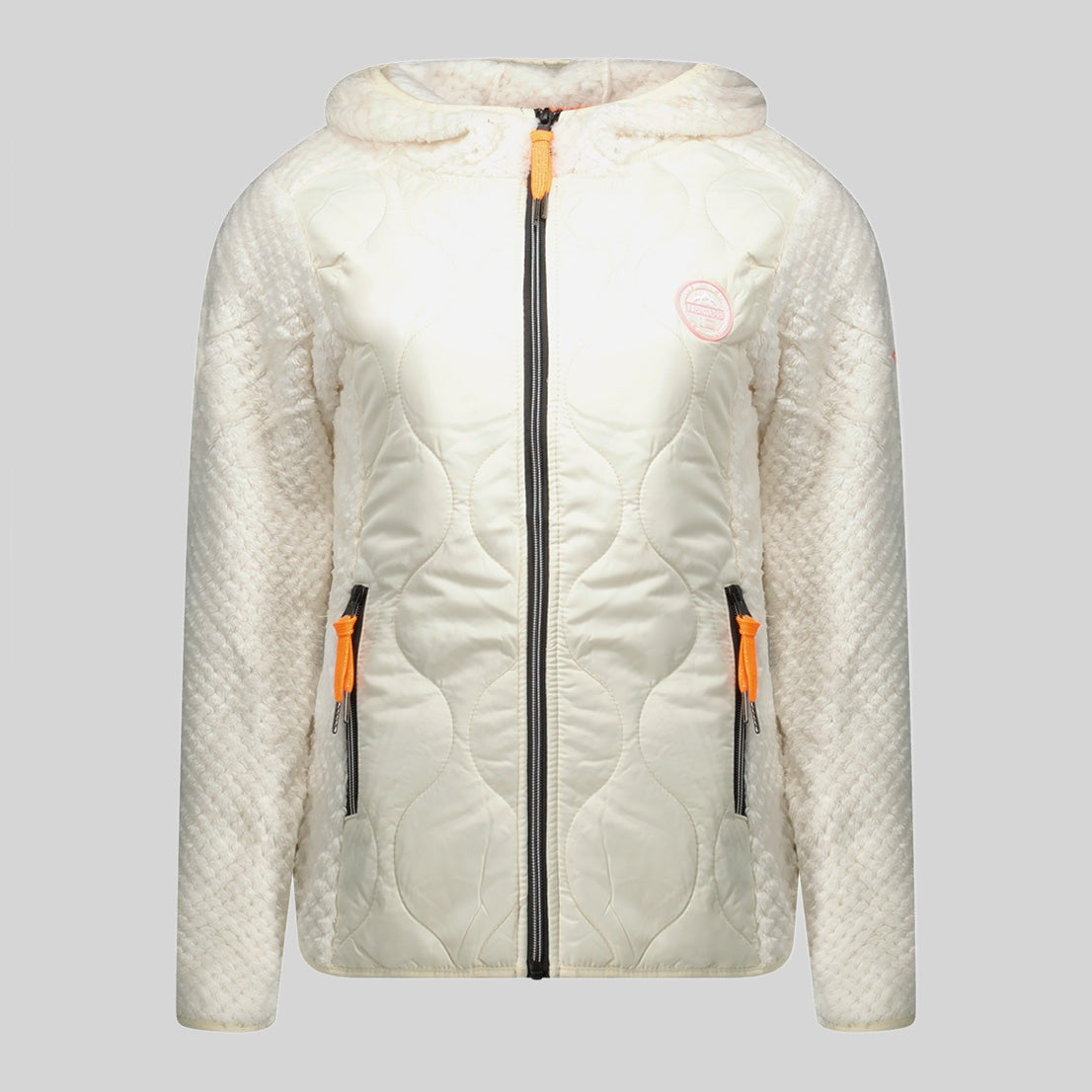 geographical-norway-torsade-fleecejacke-damen-creme image 3
