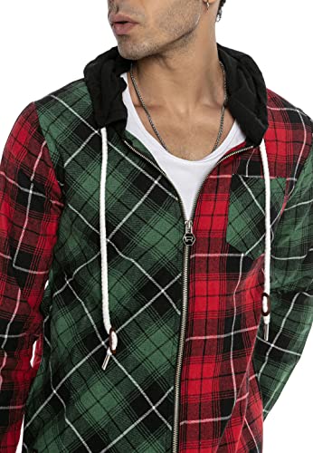 redbridge-hemden-m2176-holzf-ller-sweatjacke-kapuzenjacke image 8