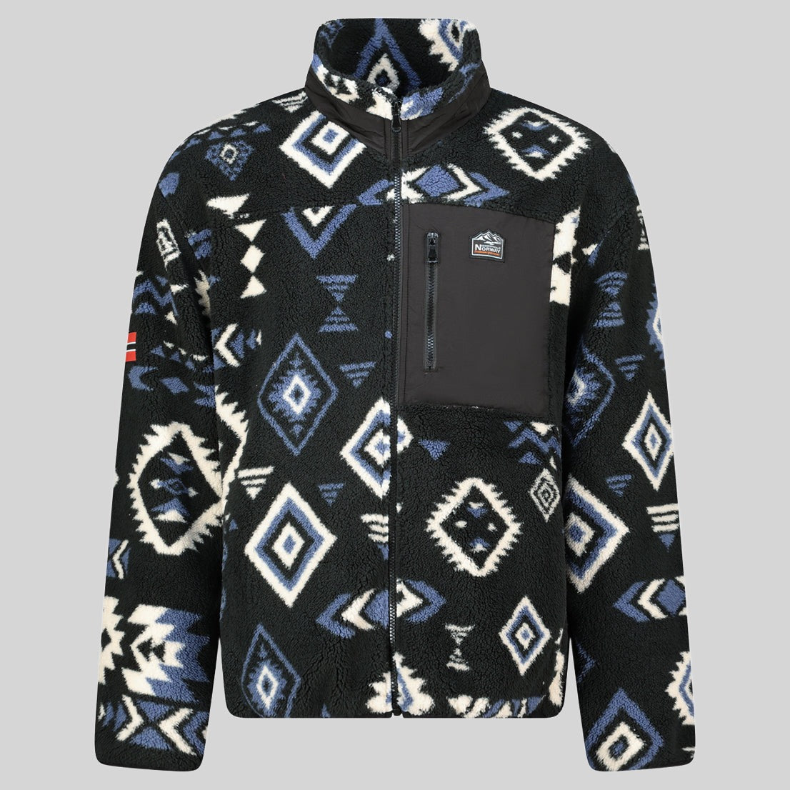 geographical-norway-ulali-herren-fleecejacke-marine-warm image 7