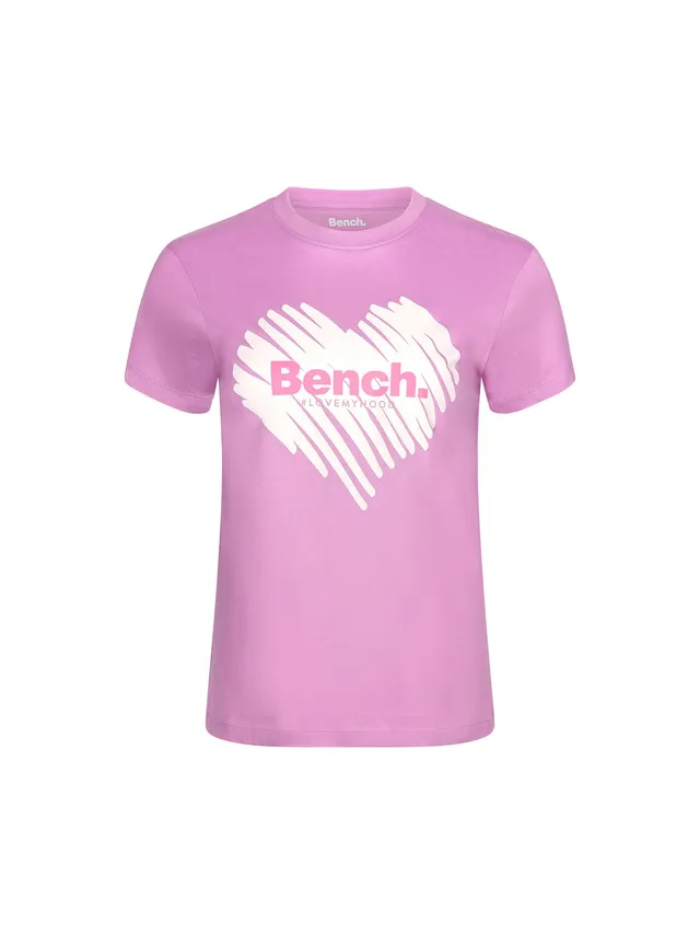 bench-miao-damen-t-shirt-violet-herz-figurbetont-baumwolle image 1