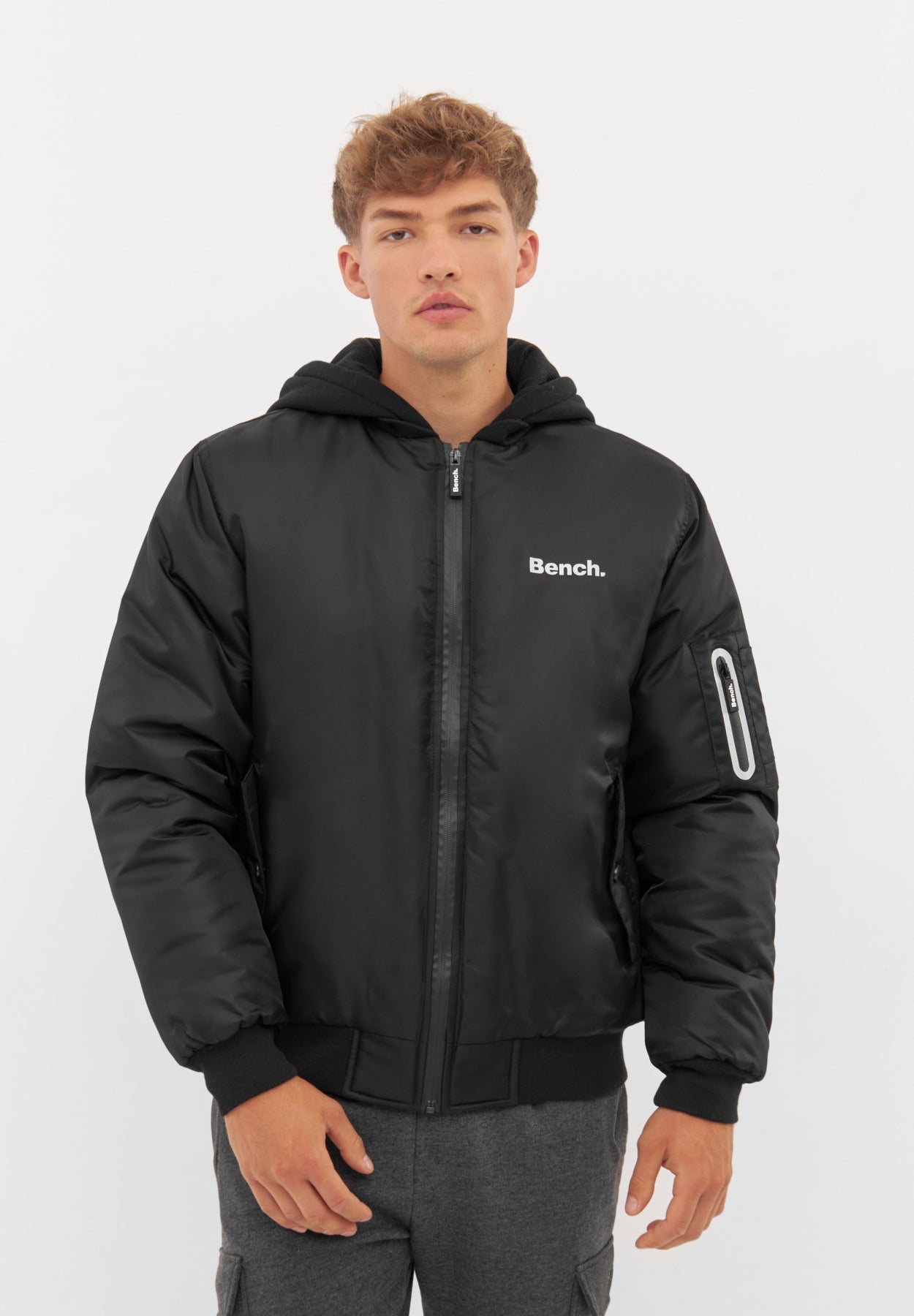 bench-bomper-jacke-herren-black-winter image 2