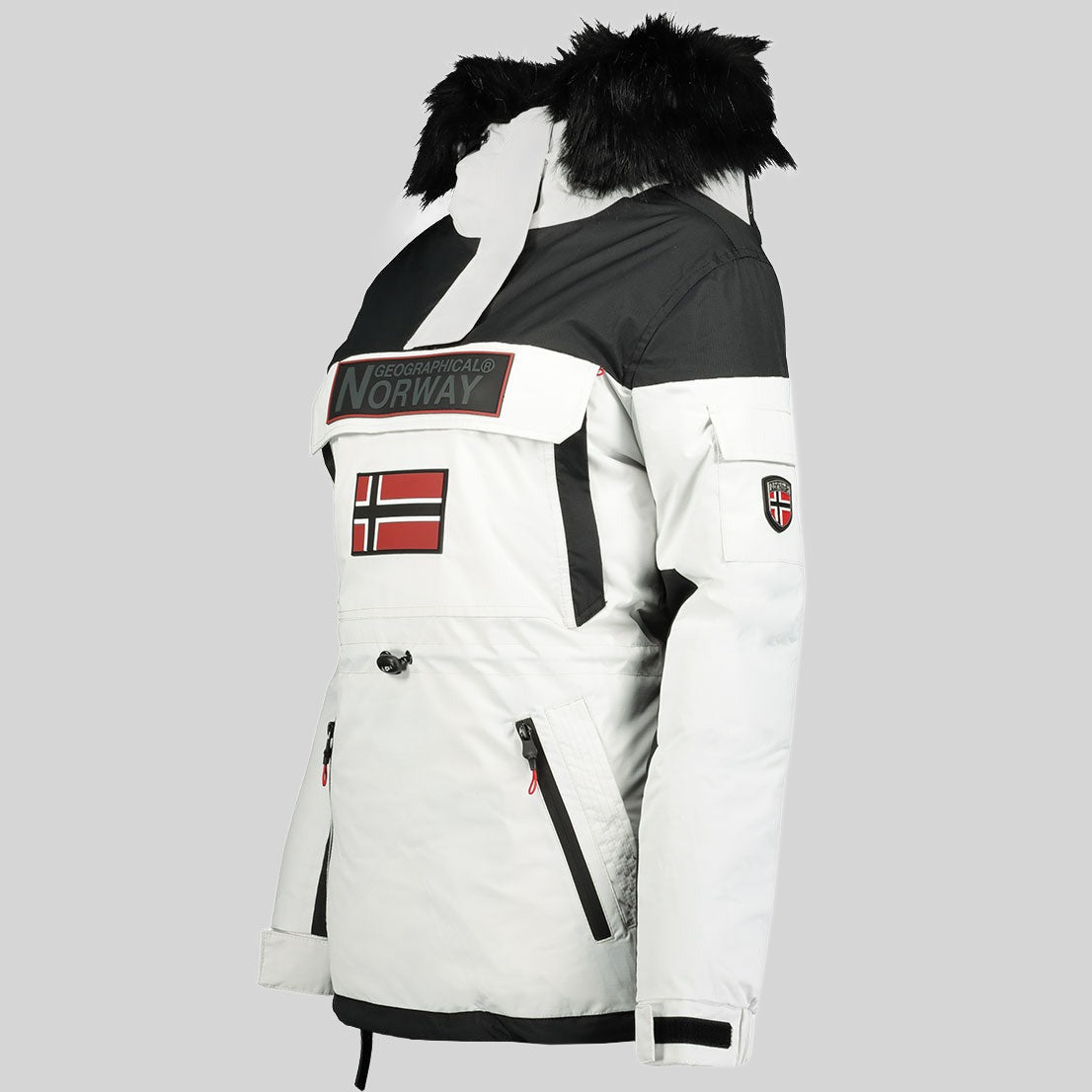 geographical-norway-bruna-bergangsjacke-damen-marine-m-kapuze image 4