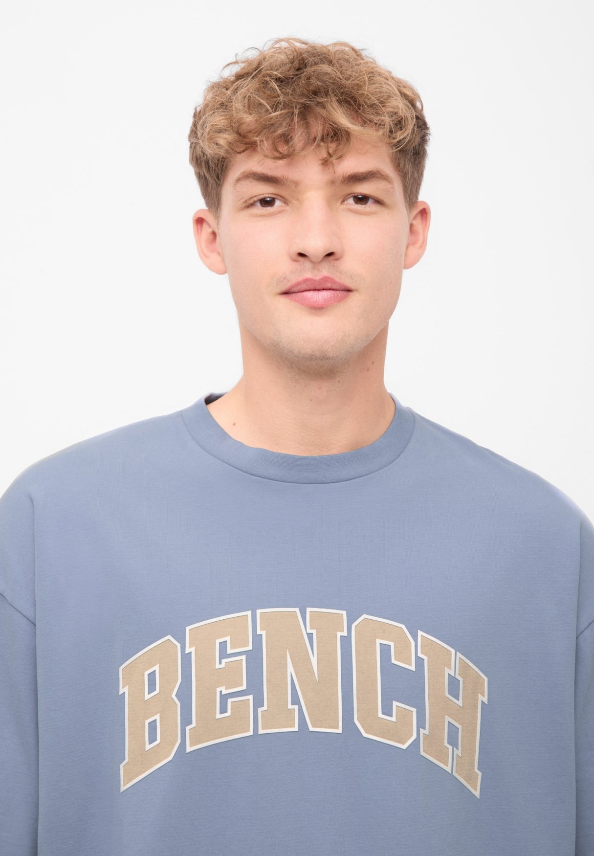 bench-elias-t-shirt-herren-rustic-brown-frontprint-loose image 8
