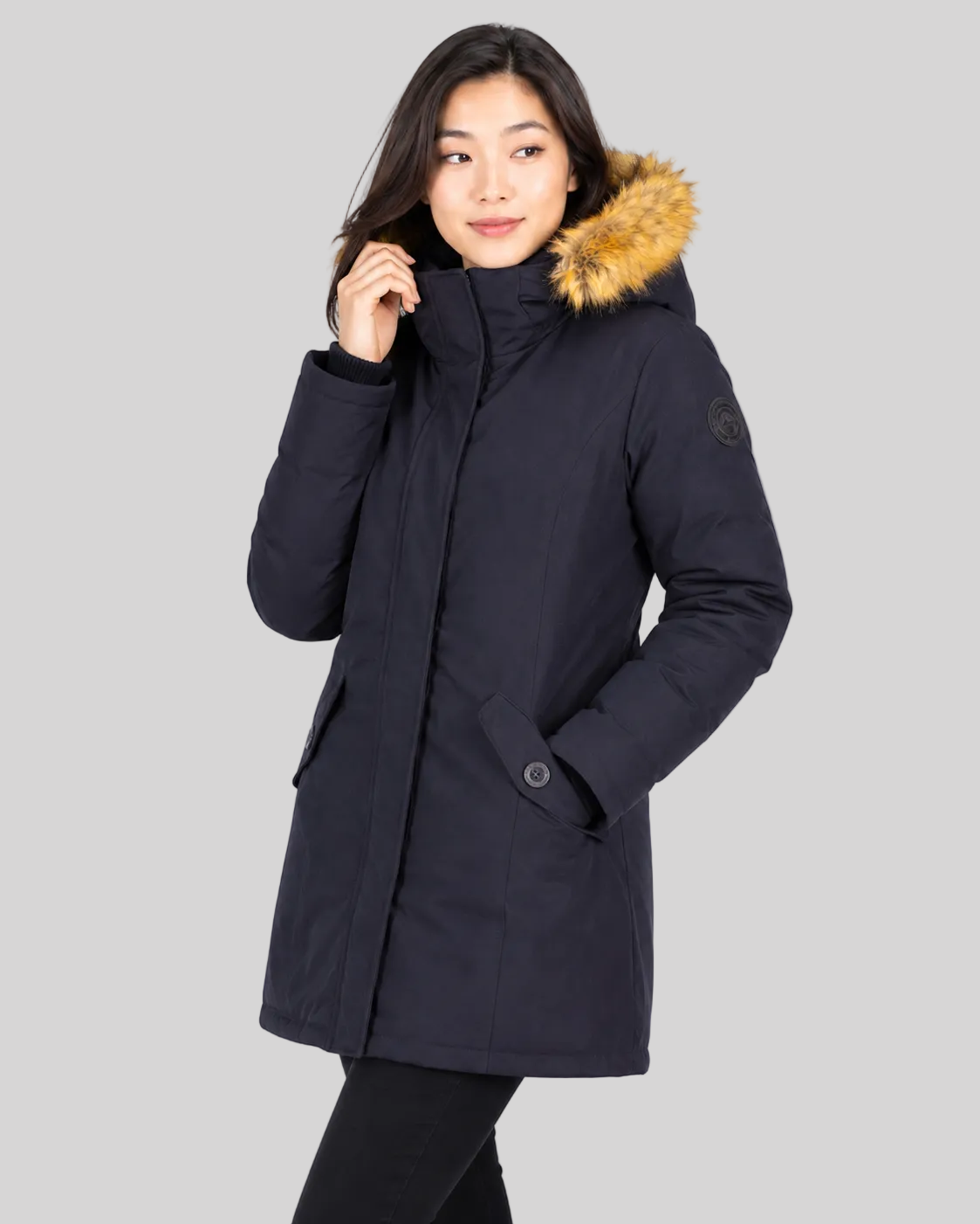 geographical-norway-dinasty-parka-damen-marine-winter image 1